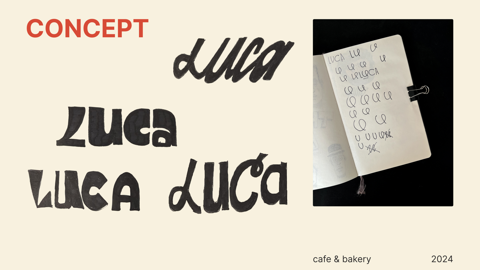 Логотип для кафе Luca — Изображение №3 — Брендинг, Графика на Dprofile