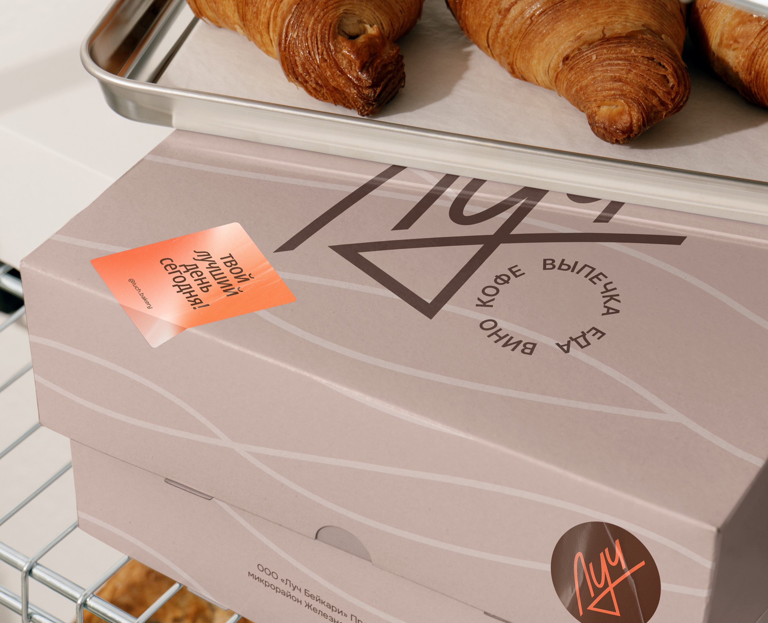 Фирменный стиль для кафе «Луч» на Dprofile