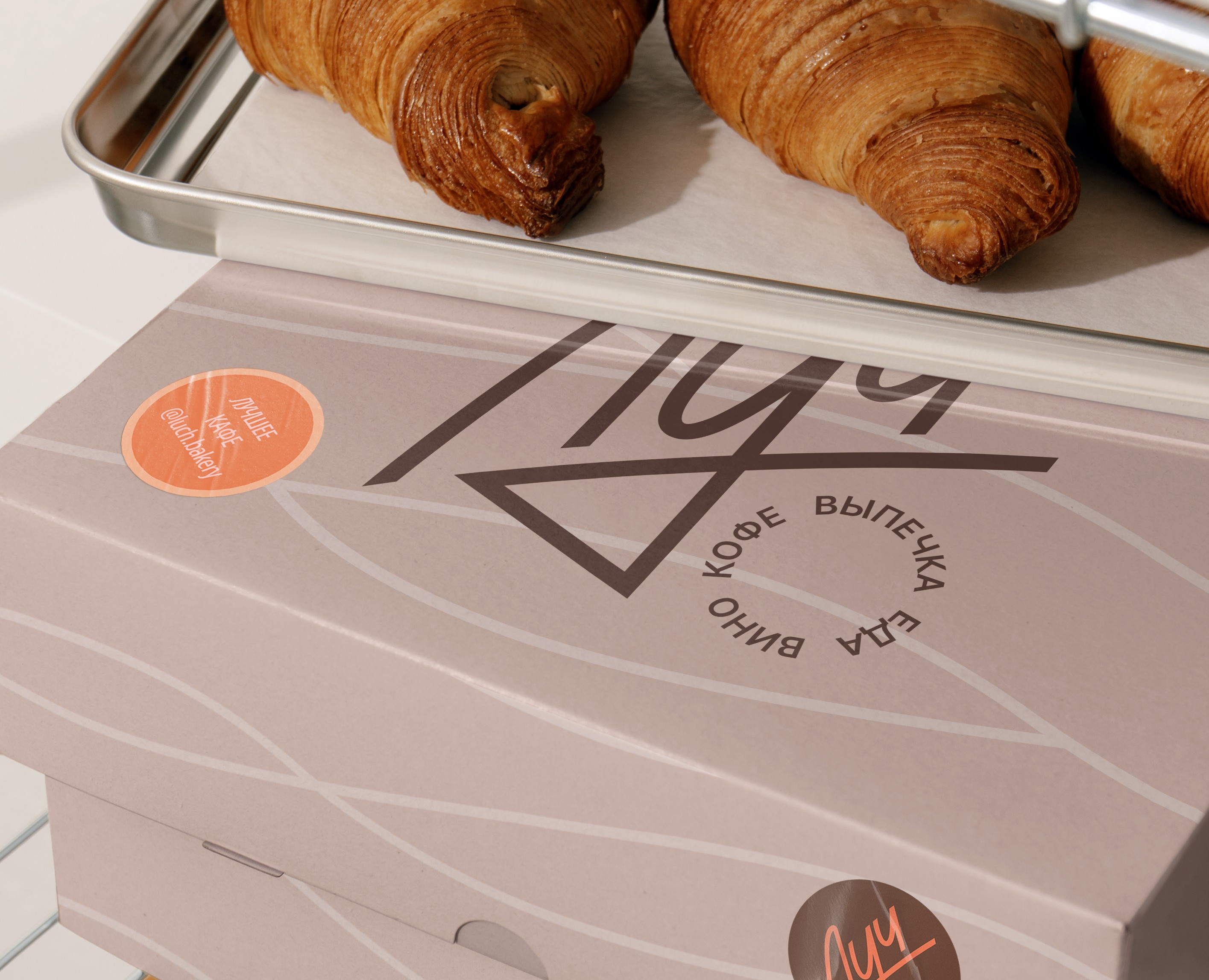 Фирменный стиль для кафе «Луч» на Dprofile