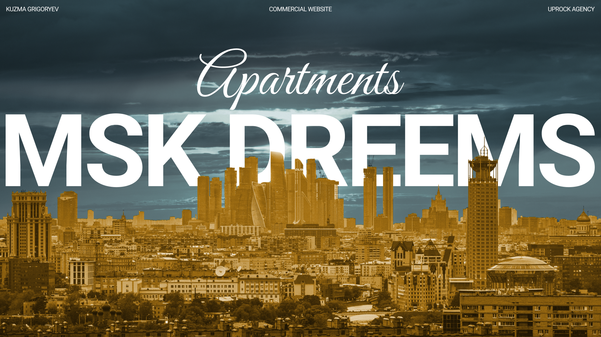 Апартаменты Сны Москвы — Изображение №1 — Интерфейсы, Брендинг на Dprofile