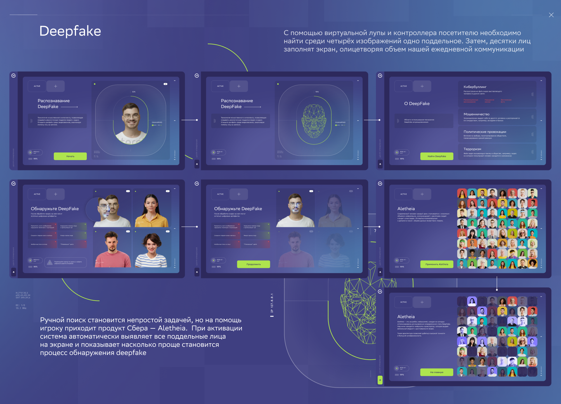 SBER SAFECITY | Выставка «Россия» — Изображение №4 — Интерфейсы, 3D на Dprofile