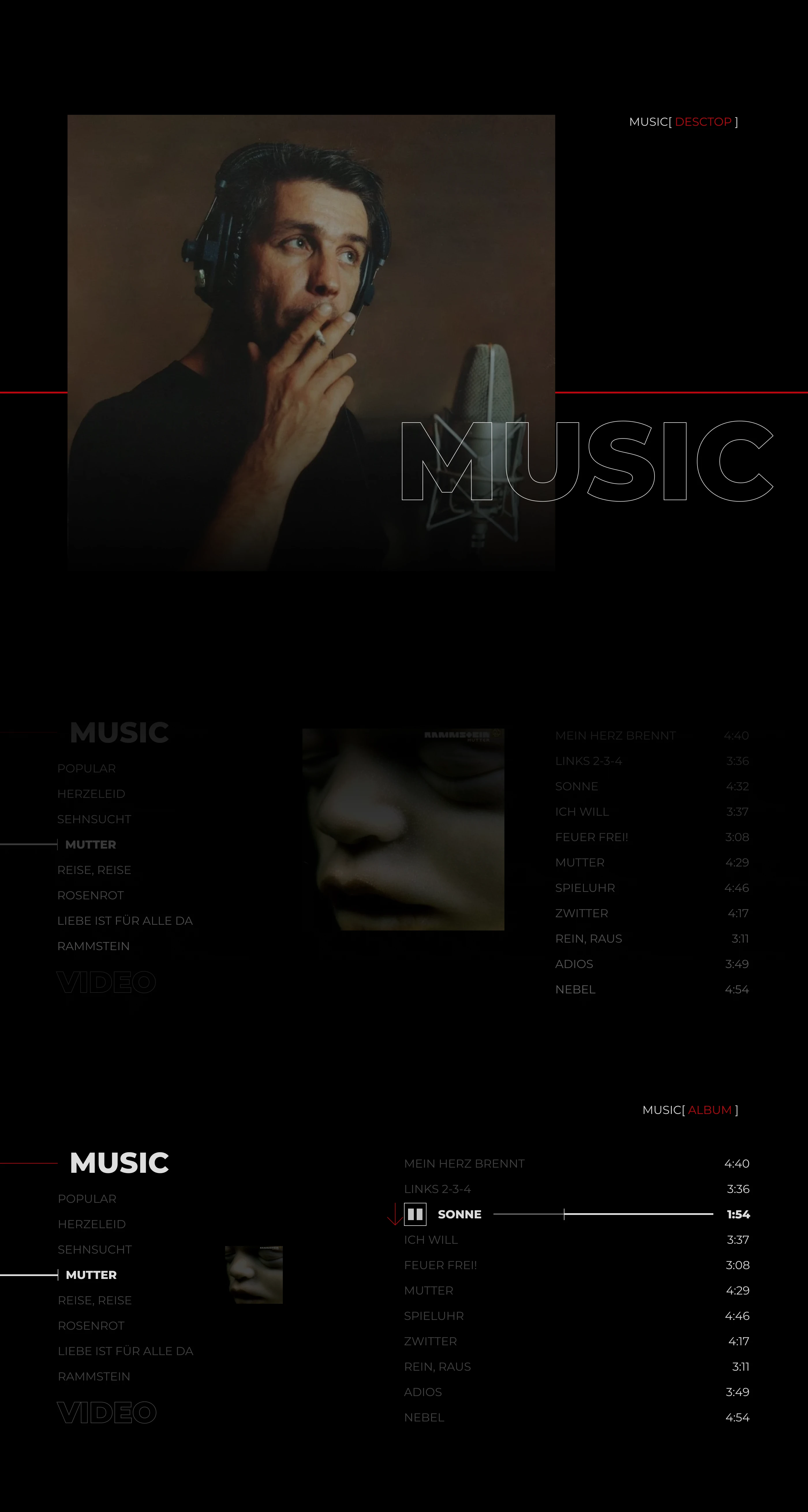 RAMMS+EIN — Изображение №9 — Интерфейсы, Графика на Dprofile