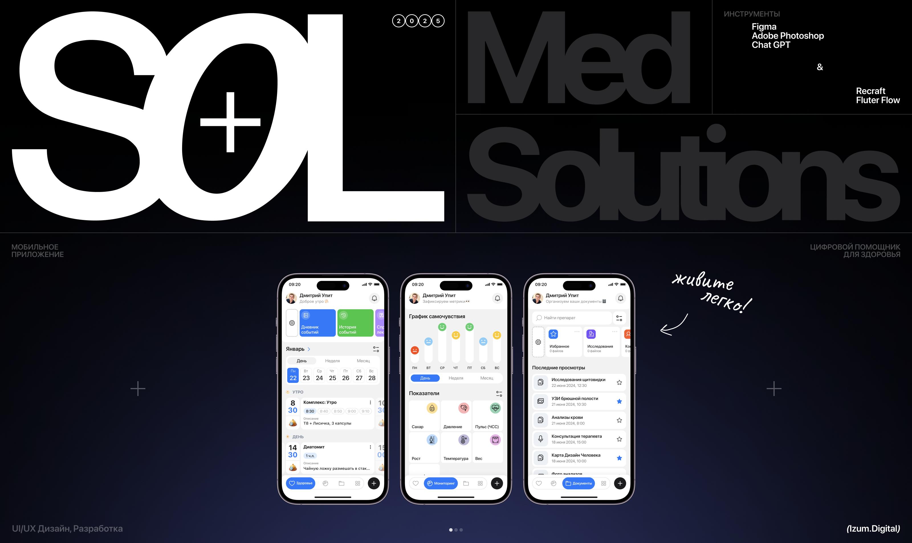 Medsolutions | Мобильное приложение — Изображение №1 — Интерфейсы, Анимация на Dprofile