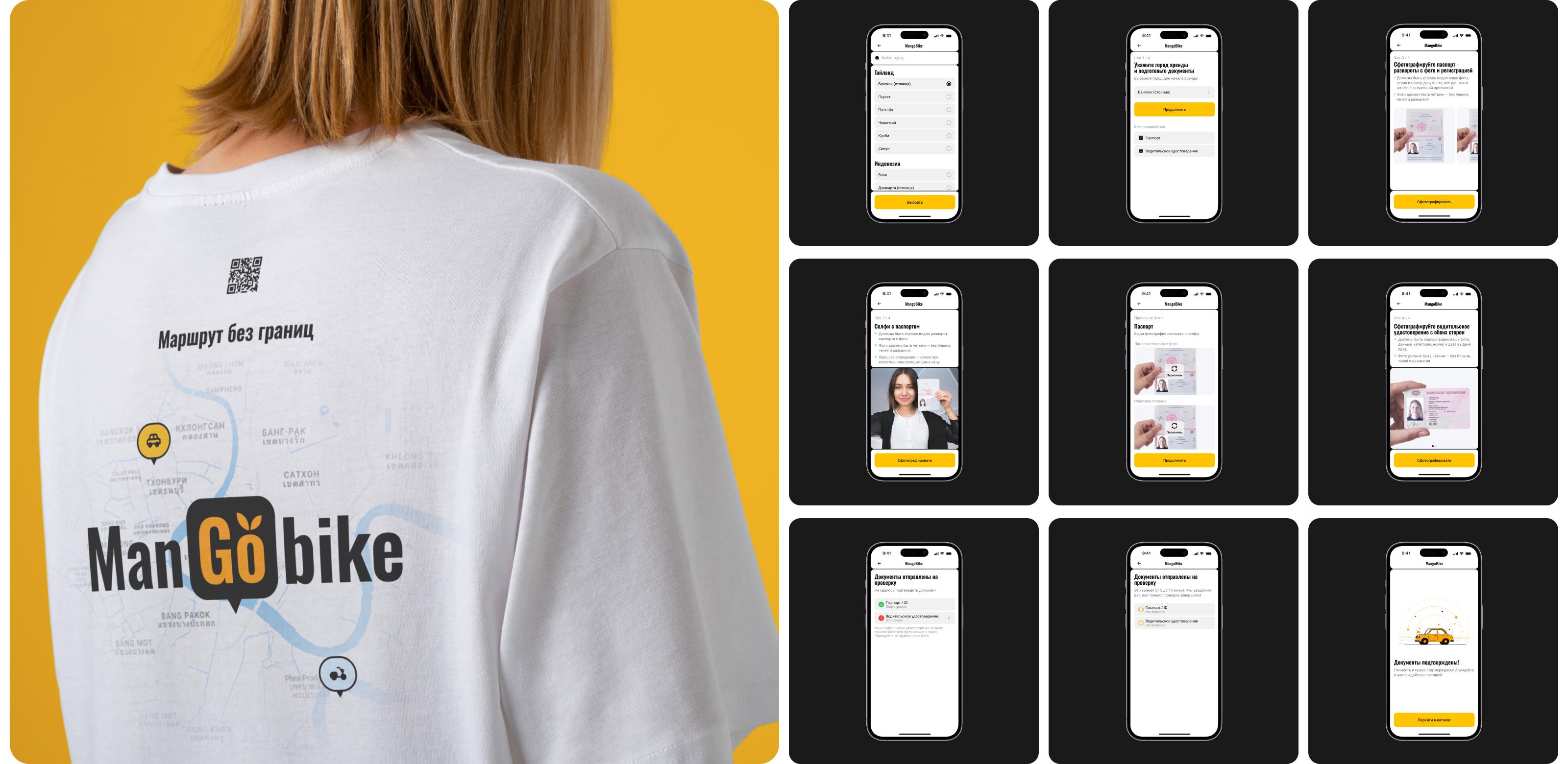 MangoBike | Мобильное приложение — Изображение №6 — Интерфейсы, Брендинг на Dprofile