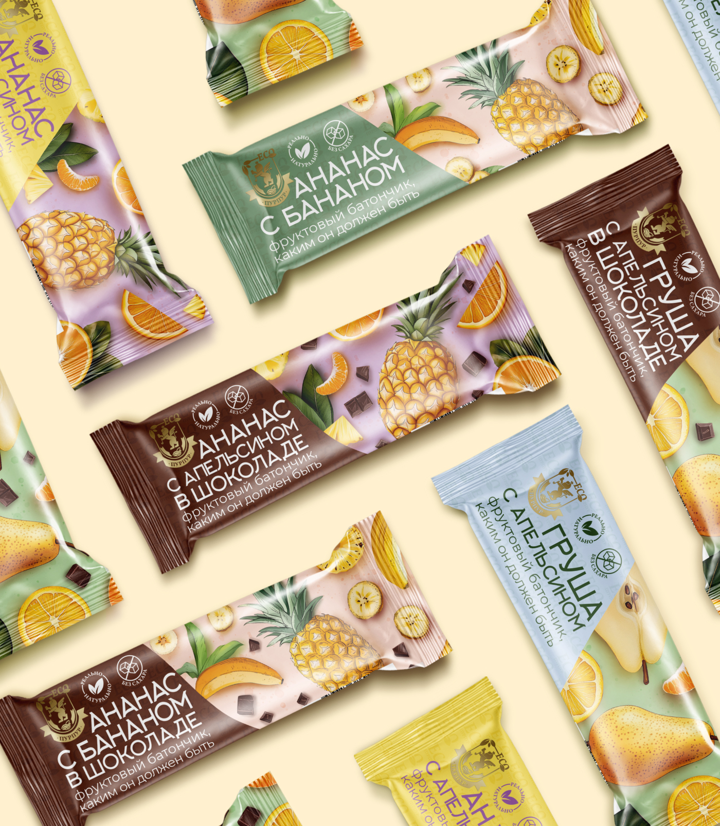 Упаковка фруктовых батончиков — Изображение №3 — Брендинг, Промдизайн на Dprofile