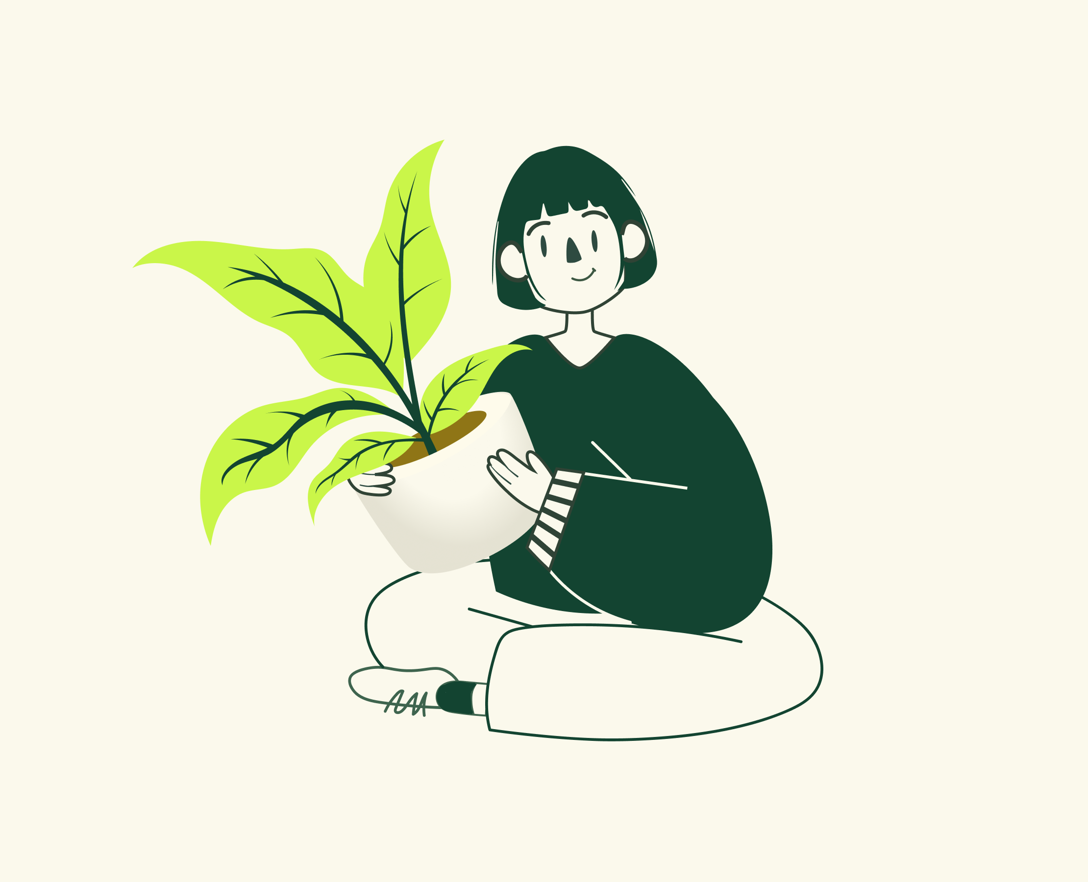 Grow: logo + illustrations — Брендинг на Dprofile