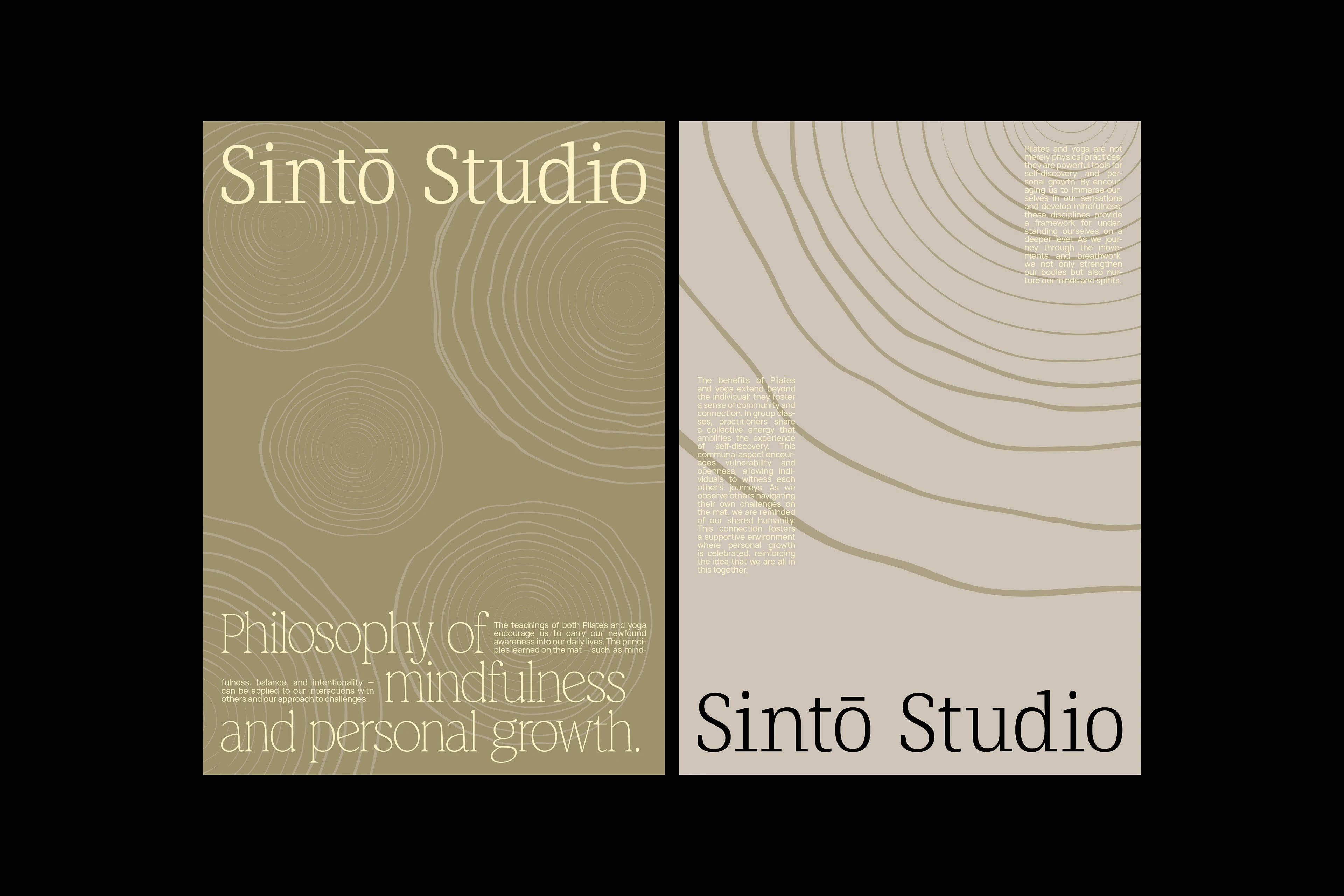 Sinto Studio | айдентика студии пилатеса — Изображение №2 — Брендинг на Dprofile