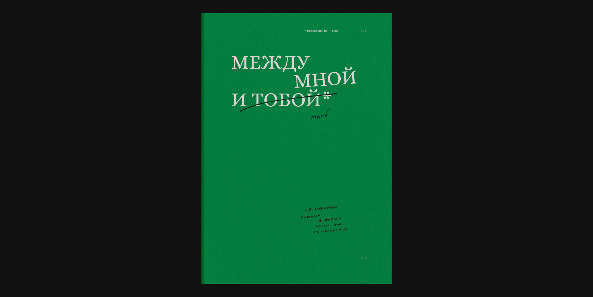 Zine. Между мной и тобой (мной) — Изображение №3 — Брендинг, Графика на Dprofile