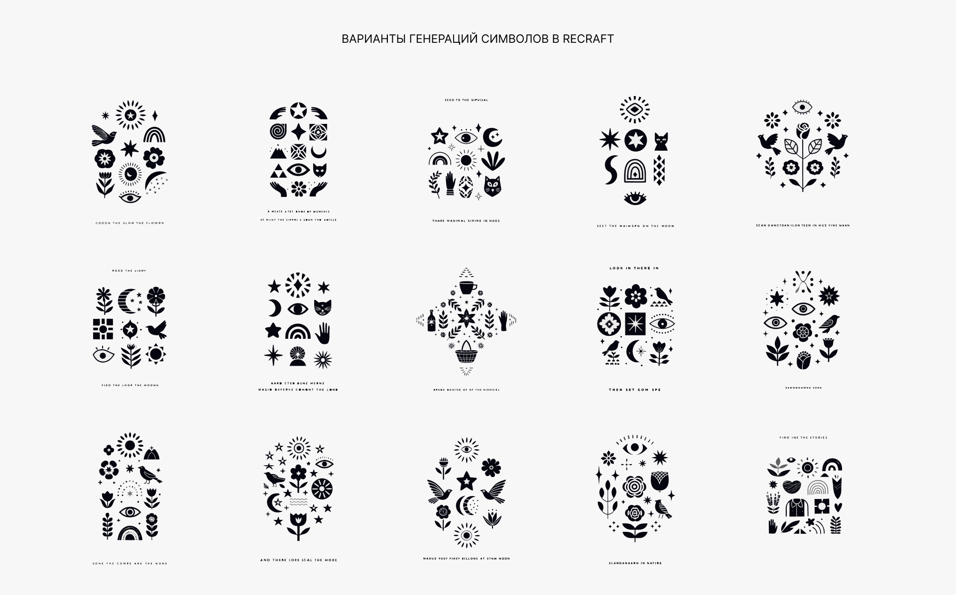 Язык символов. Recraft. Исследование — Изображение №2 — Брендинг, Графика на Dprofile