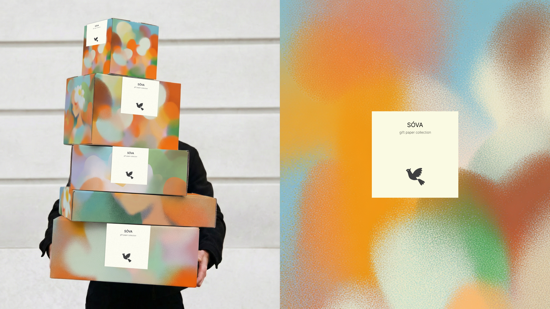 SÓVA — бренд подарочной упаковки — Изображение №2 — Брендинг на Dprofile