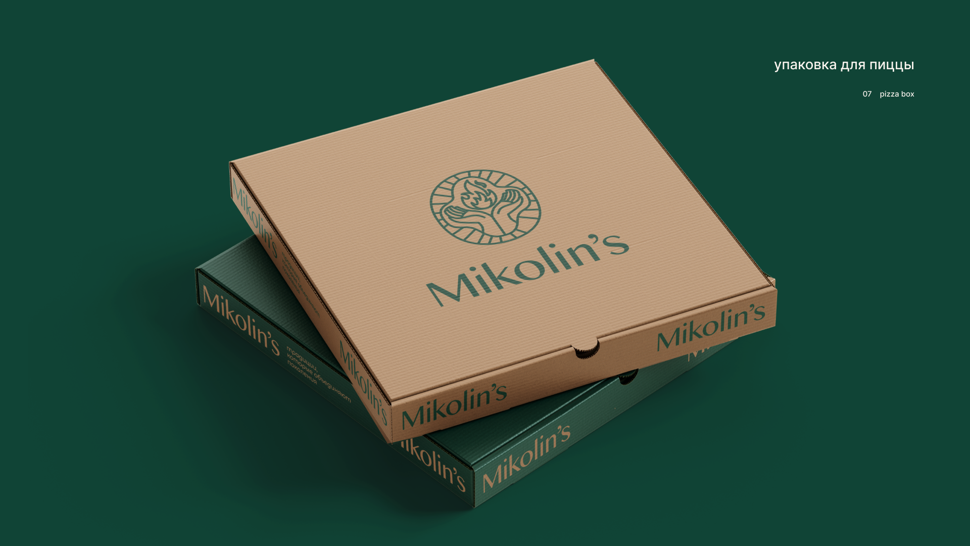 Mikolin's. Пиццерия. Айденитка — Изображение №12 — Брендинг на Dprofile