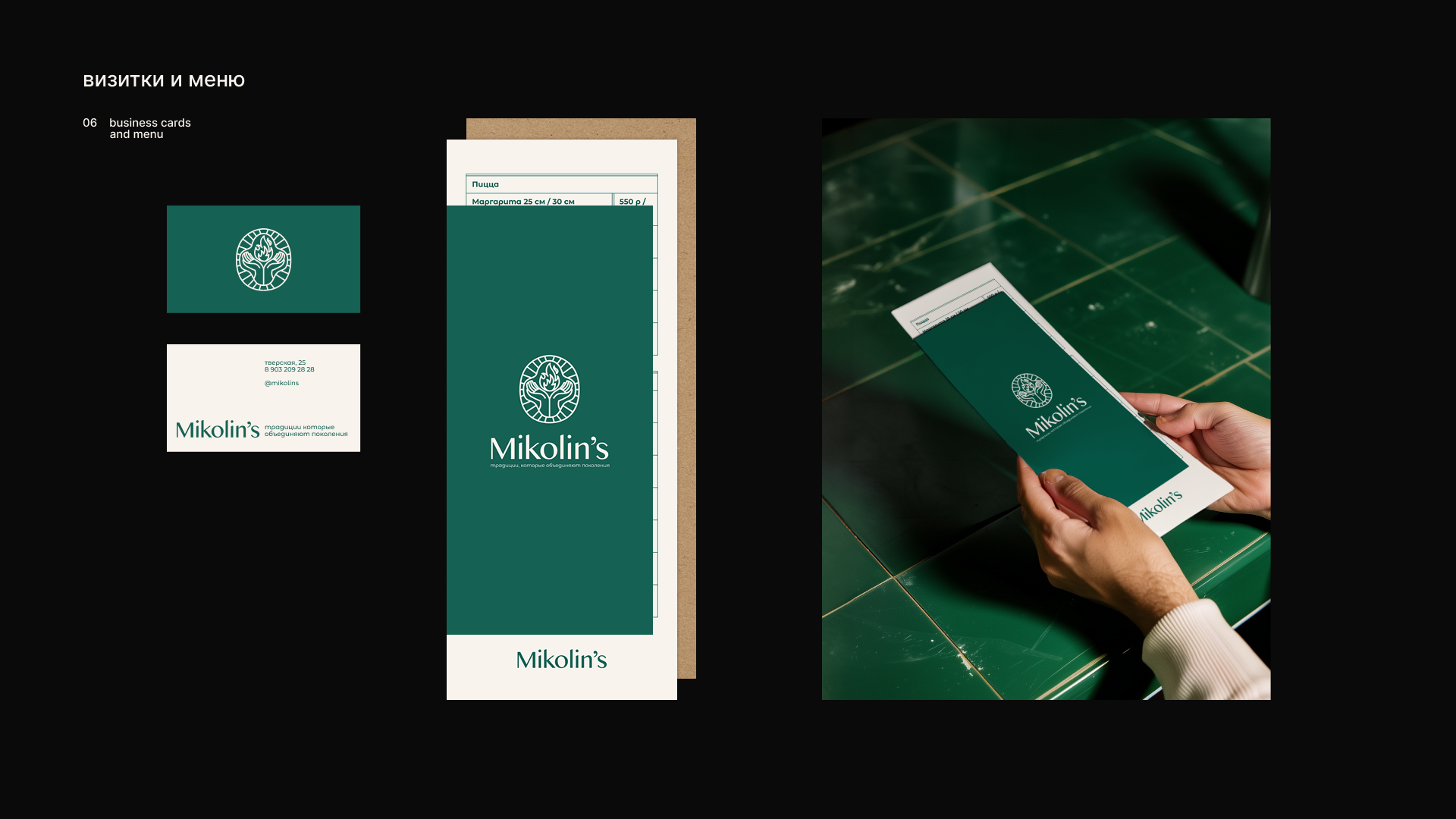 Mikolin's. Пиццерия. Айденитка — Изображение №9 — Брендинг на Dprofile