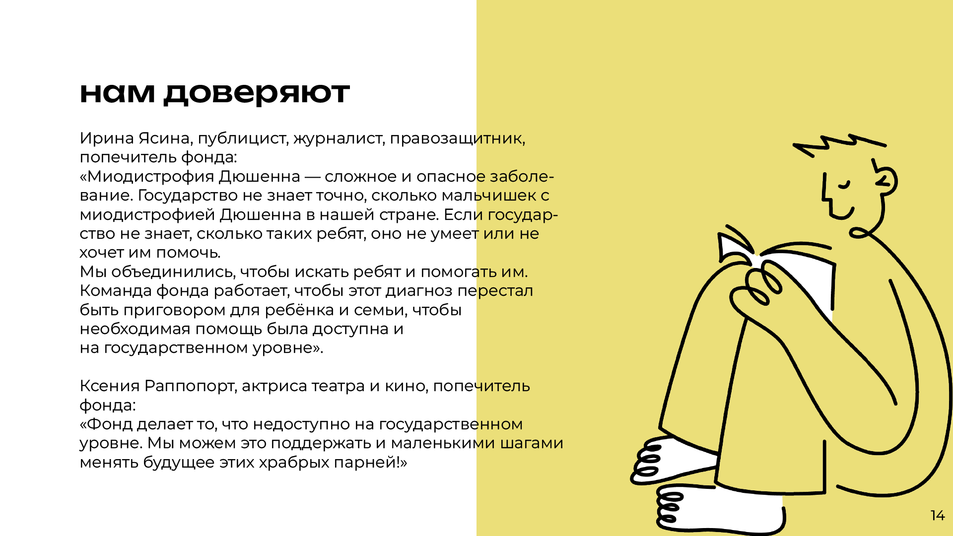 Дизайн презентации для благотворительного фонда «МойМио» — Изображение №14 — Маркетинг на Dprofile