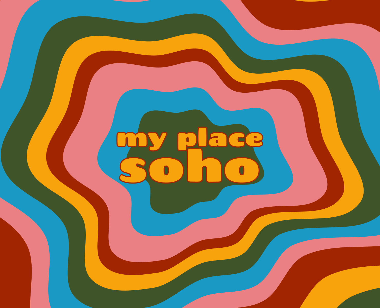 Фирменный стиль кофейни My Place Soho на Dprofile