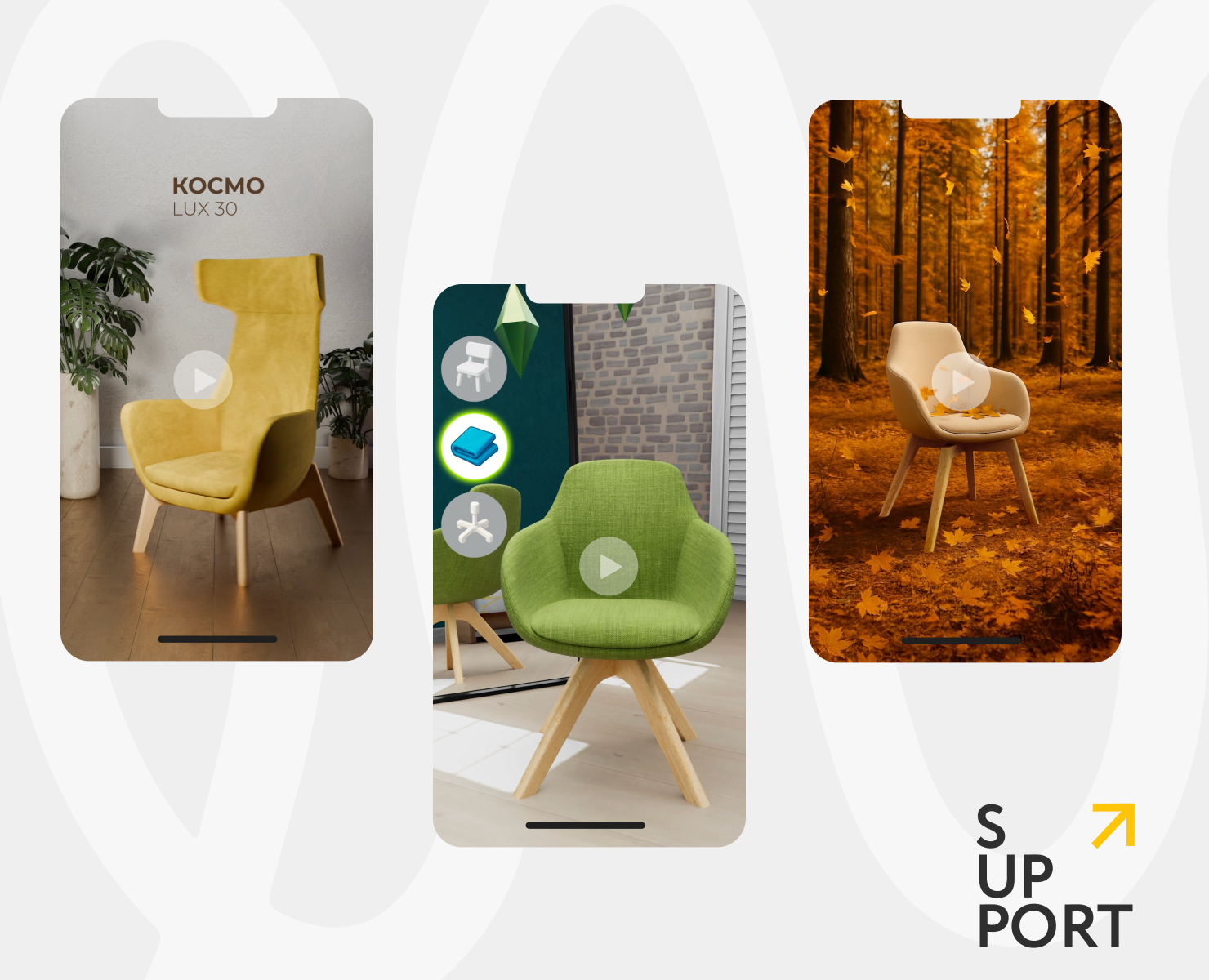 Нейросетевая 3d-анимация для фабрики мебели — 3D, Анимация на Dprofile