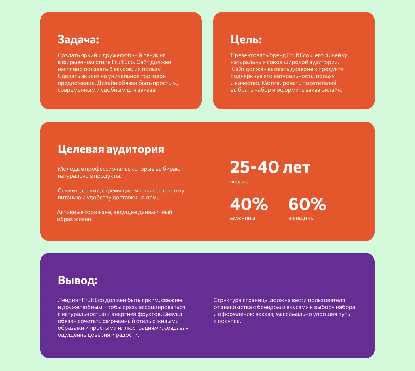 Лендинг для FruitEco — Изображение №2 — Интерфейсы на Dprofile