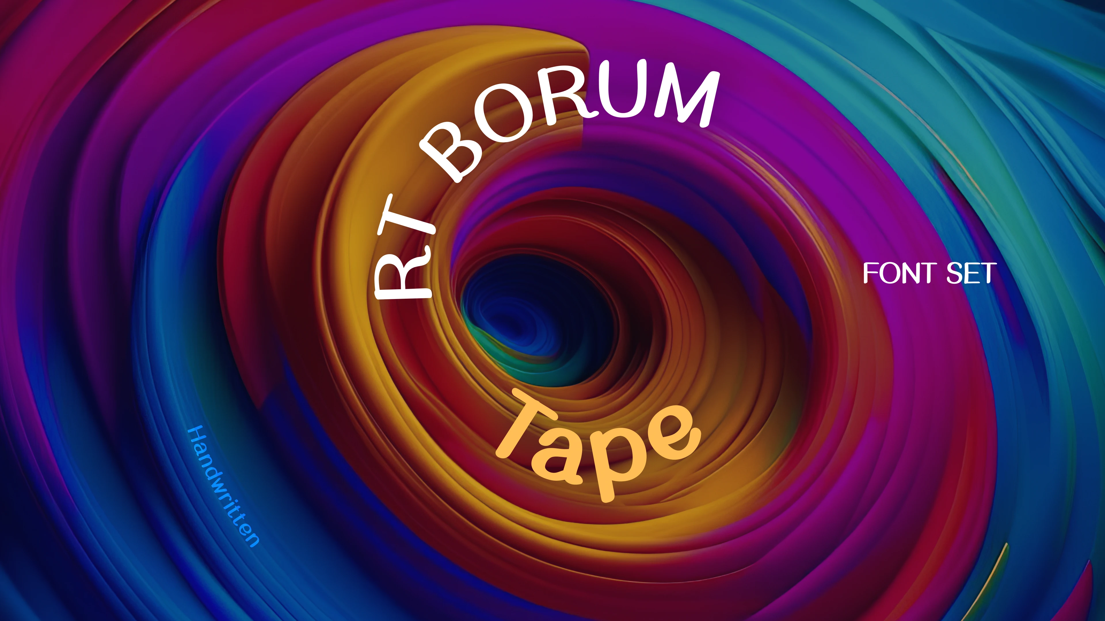 Font RT BORUM Tape — Изображение №1 — Графика на Dprofile