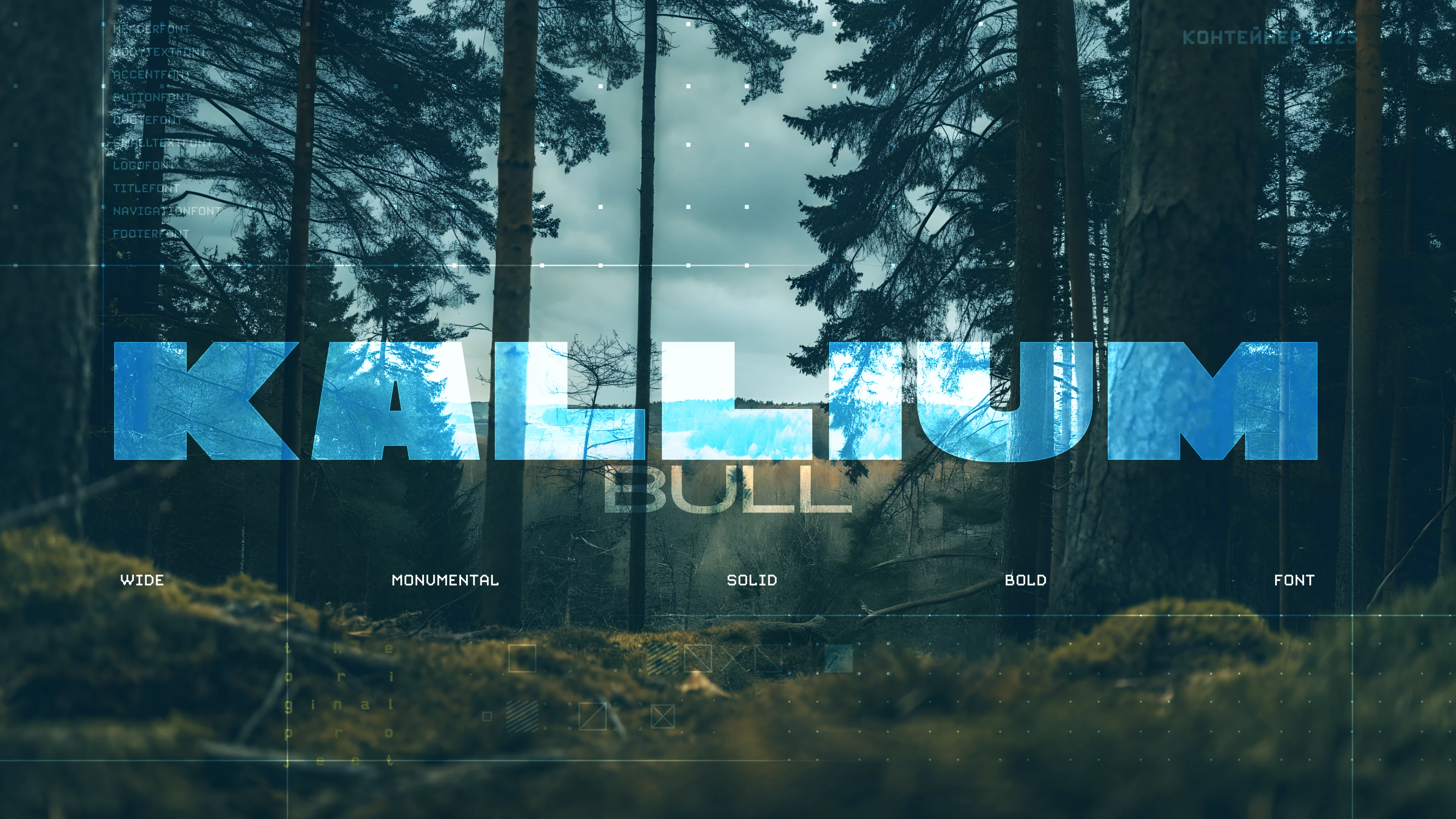 Шрифт RT Kallum bull — Изображение №1 — Графика на Dprofile
