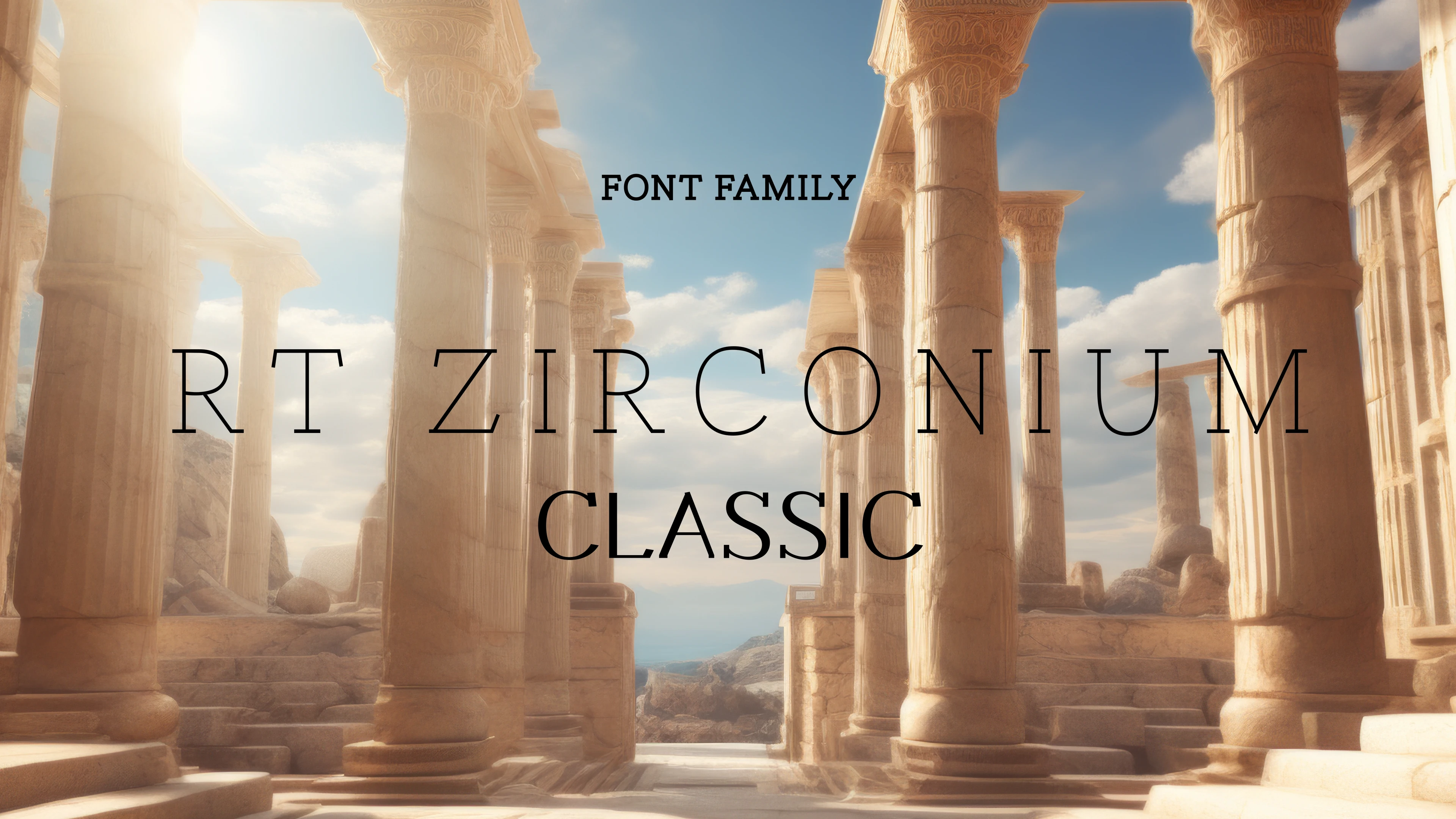 Font family RT Zirconium Classic — Изображение №1 — Графика на Dprofile