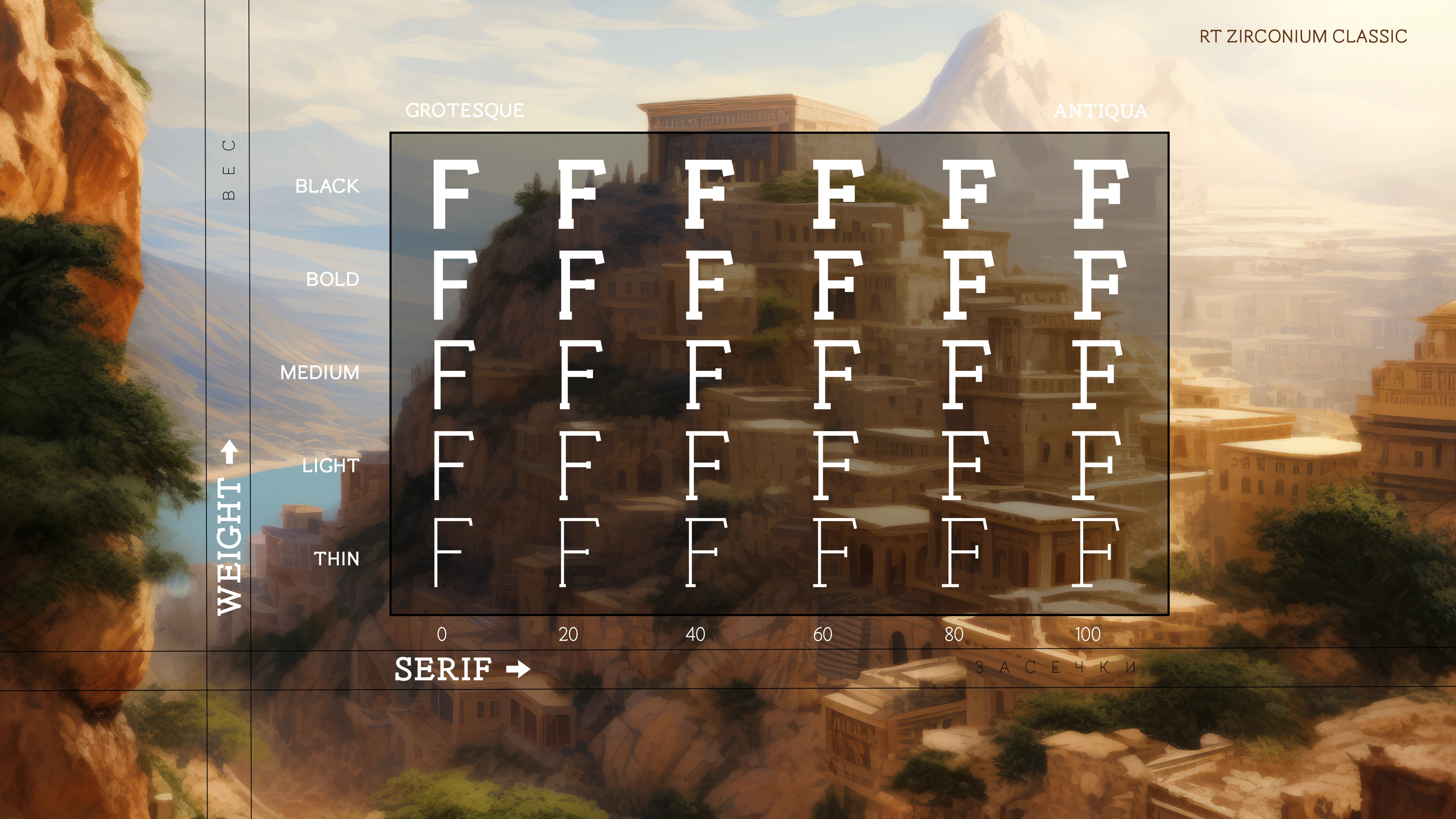 Font family RT Zirconium Classic — Изображение №6 — Графика на Dprofile