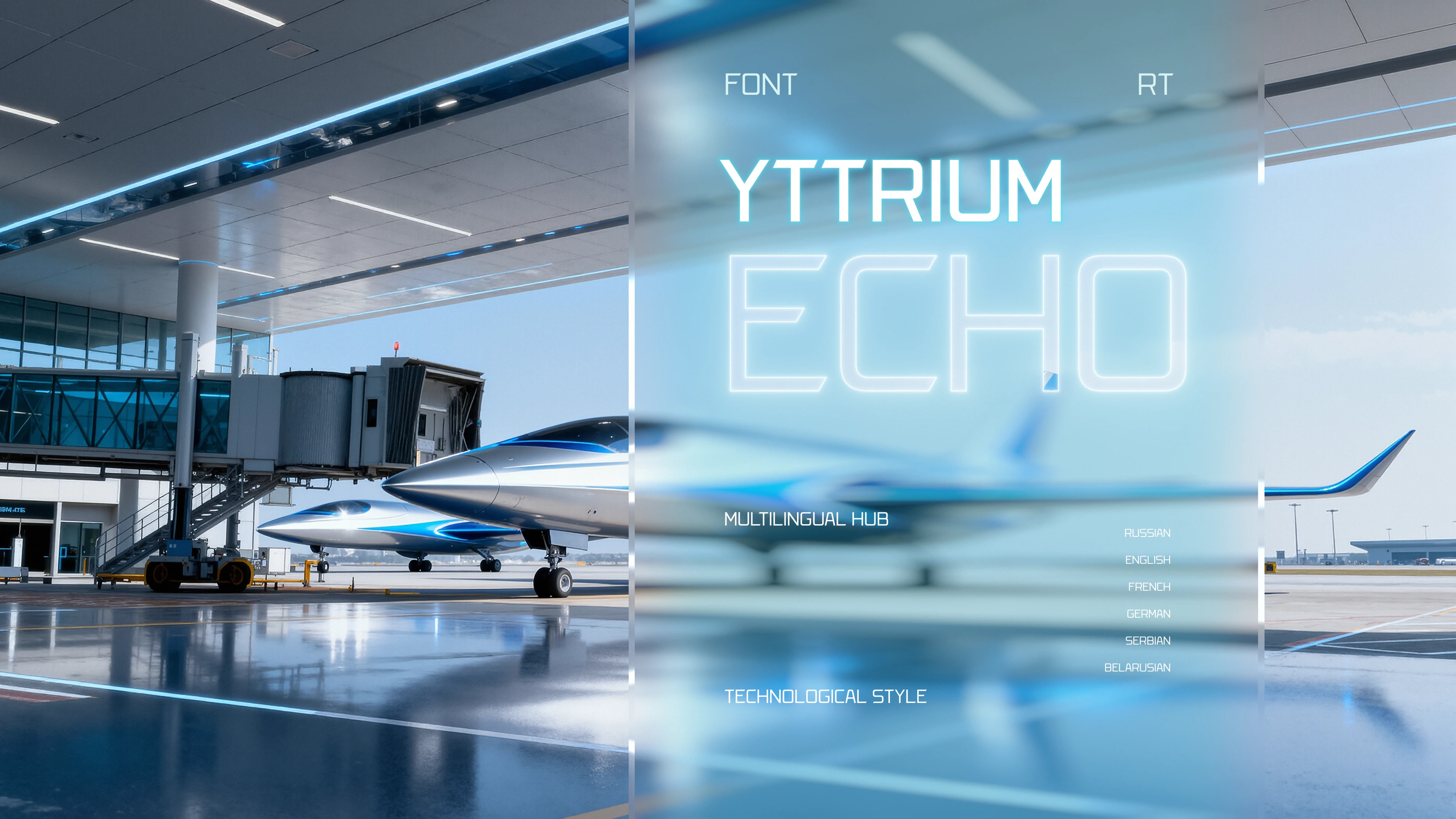 Шрифт RT YTTRIUM ECHO — Изображение №1 — Графика на Dprofile