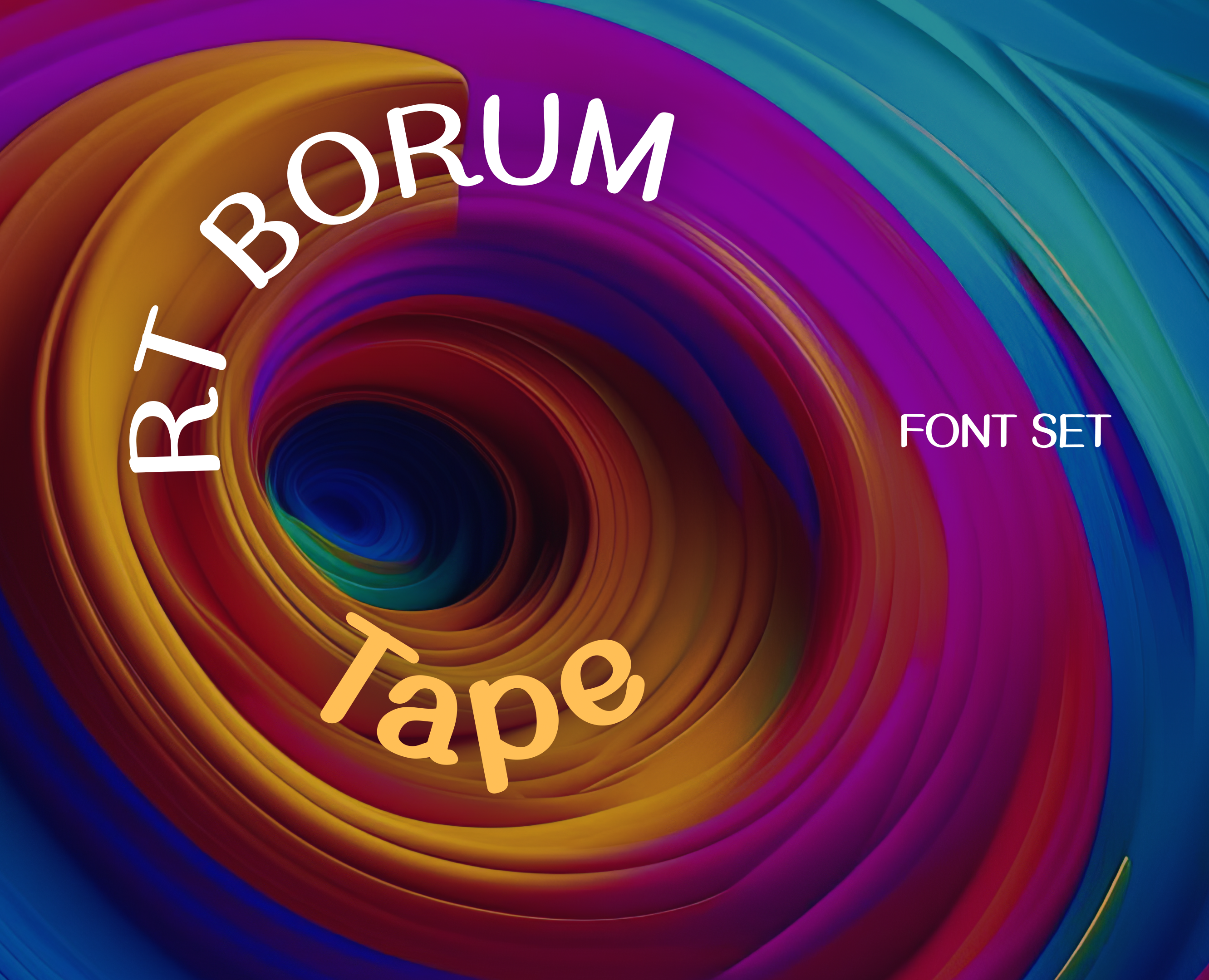 Font RT BORUM Tape — Графика на Dprofile