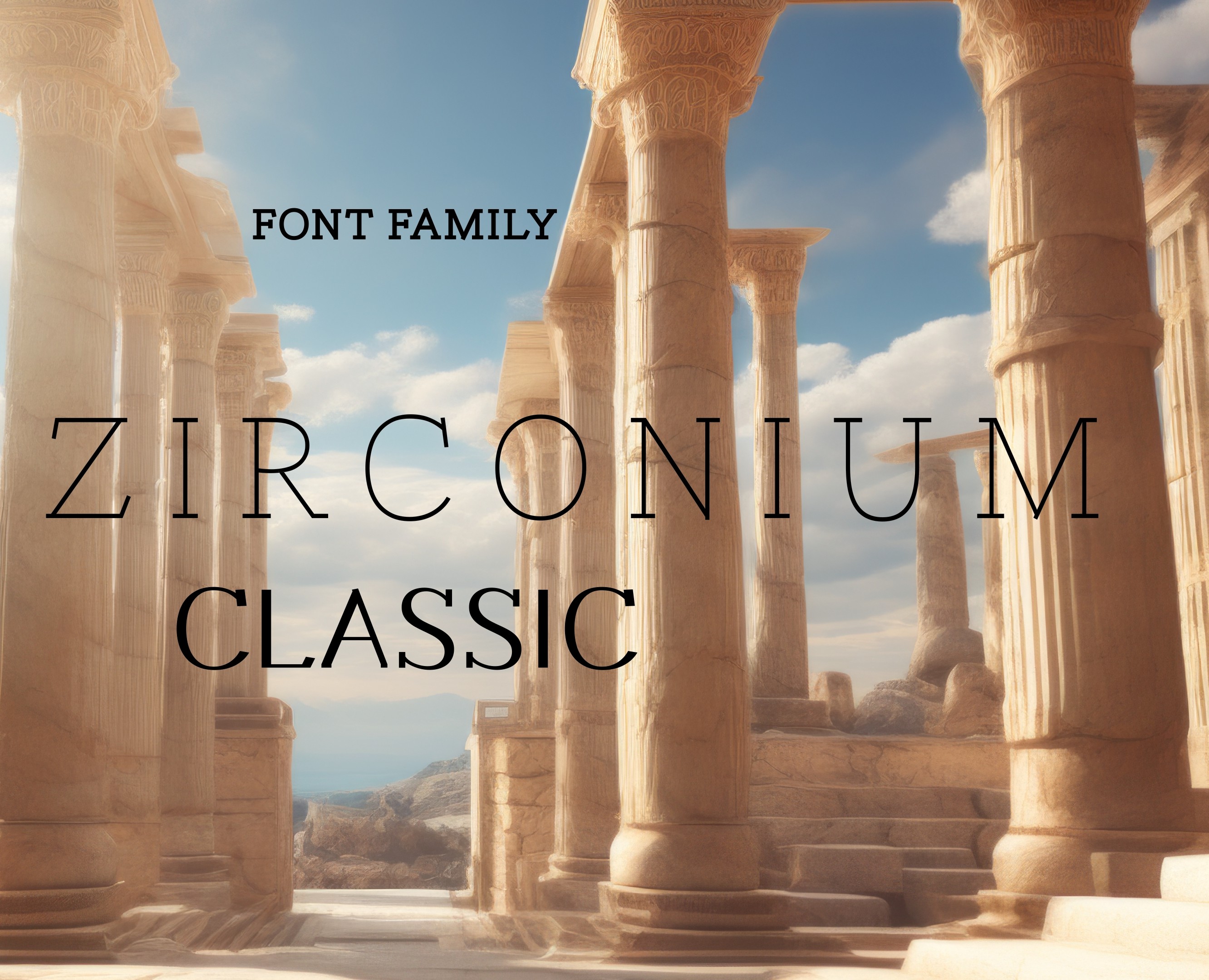 Font family RT Zirconium Classic — Графика на Dprofile