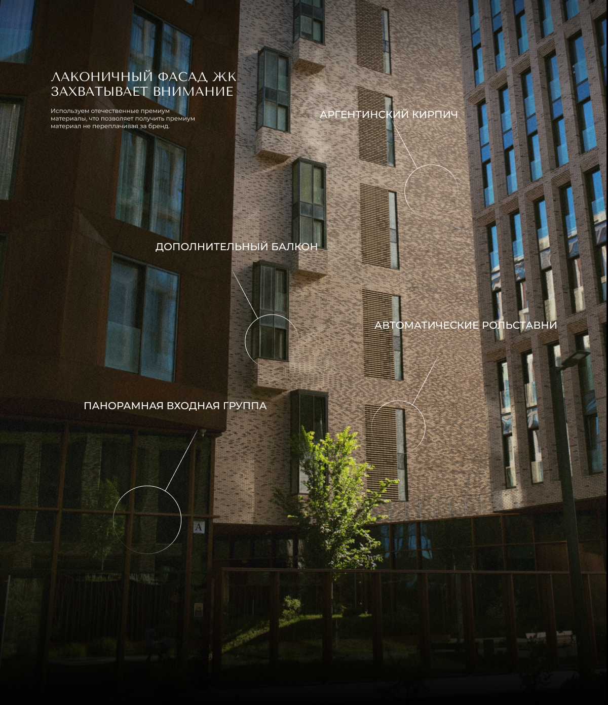 Сайт-визитка, посвященный открытию продаж ЖК Рассвет — Изображение №3 — Интерфейсы, Брендинг на Dprofile