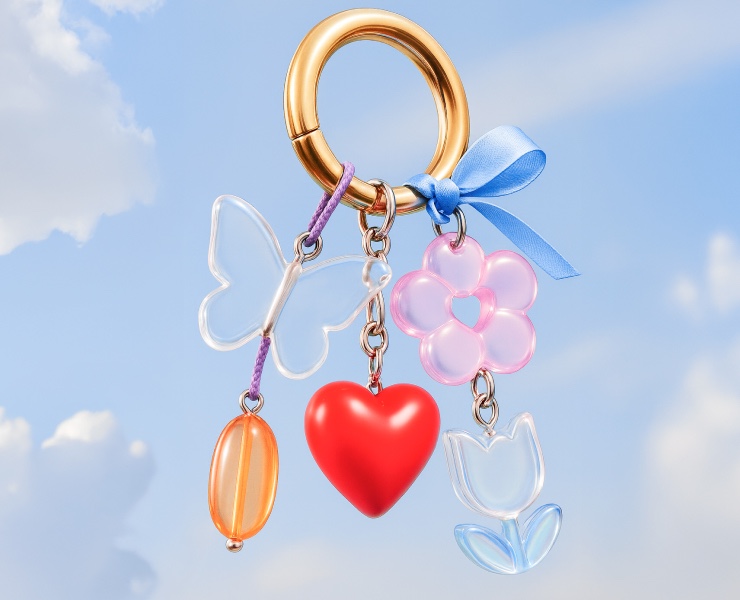 Тринкеты и обвесы для бренда цветов — Брендинг, 3D на Dprofile