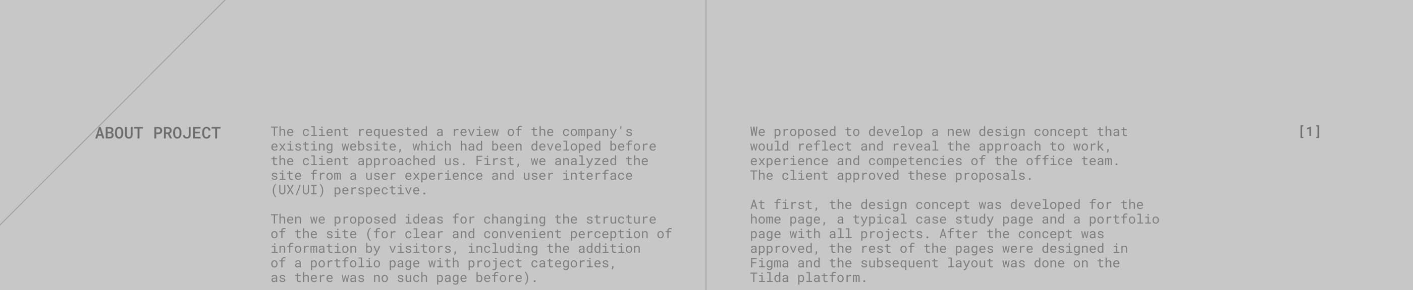 Многостраничный сайт для архитектурного бюро — Изображение №2 — Интерфейсы, Анимация на Dprofile