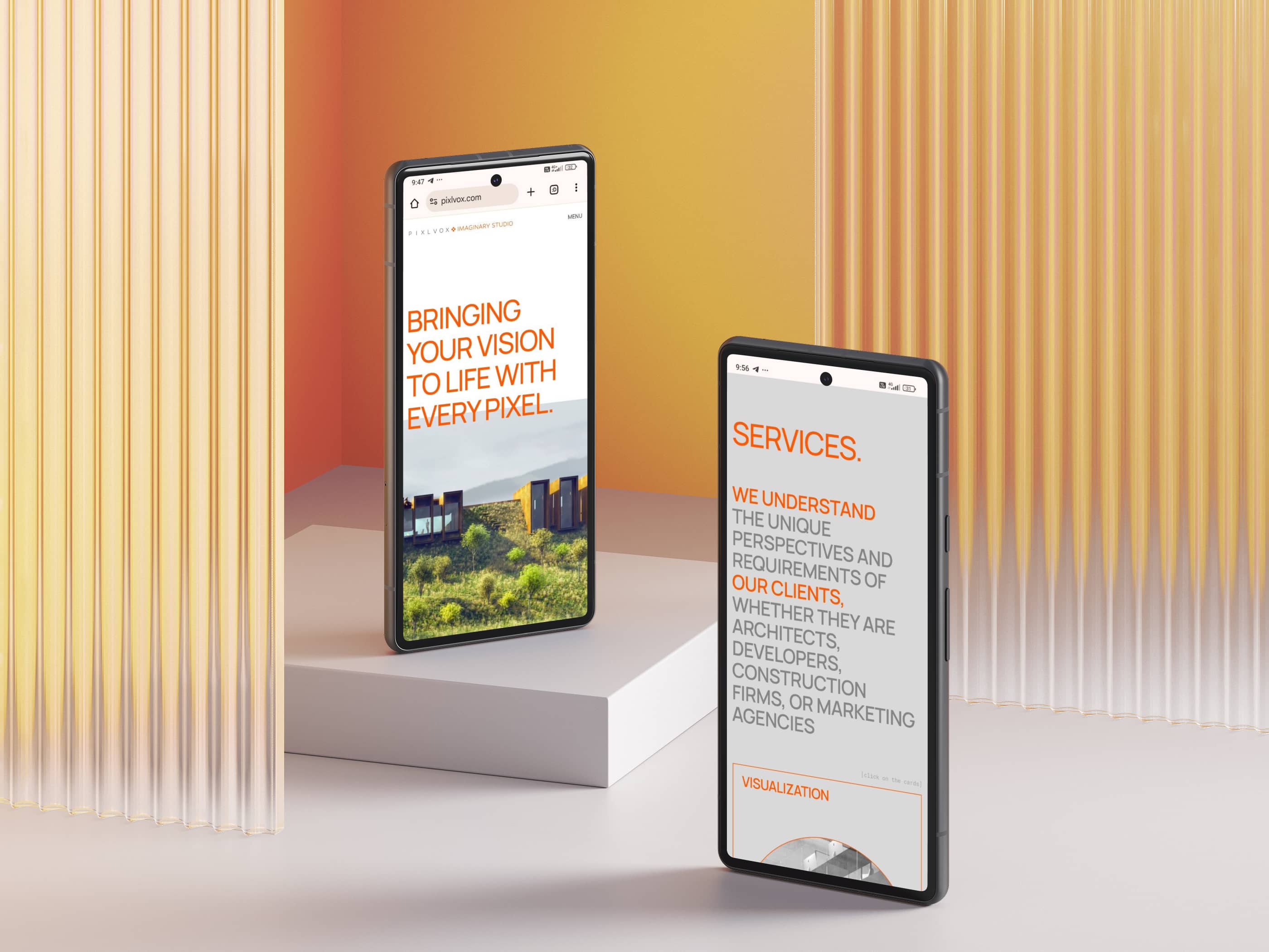 Лендинг для студии архитектурной визуализации и анимации — Изображение №5 — Интерфейсы, Анимация на Dprofile