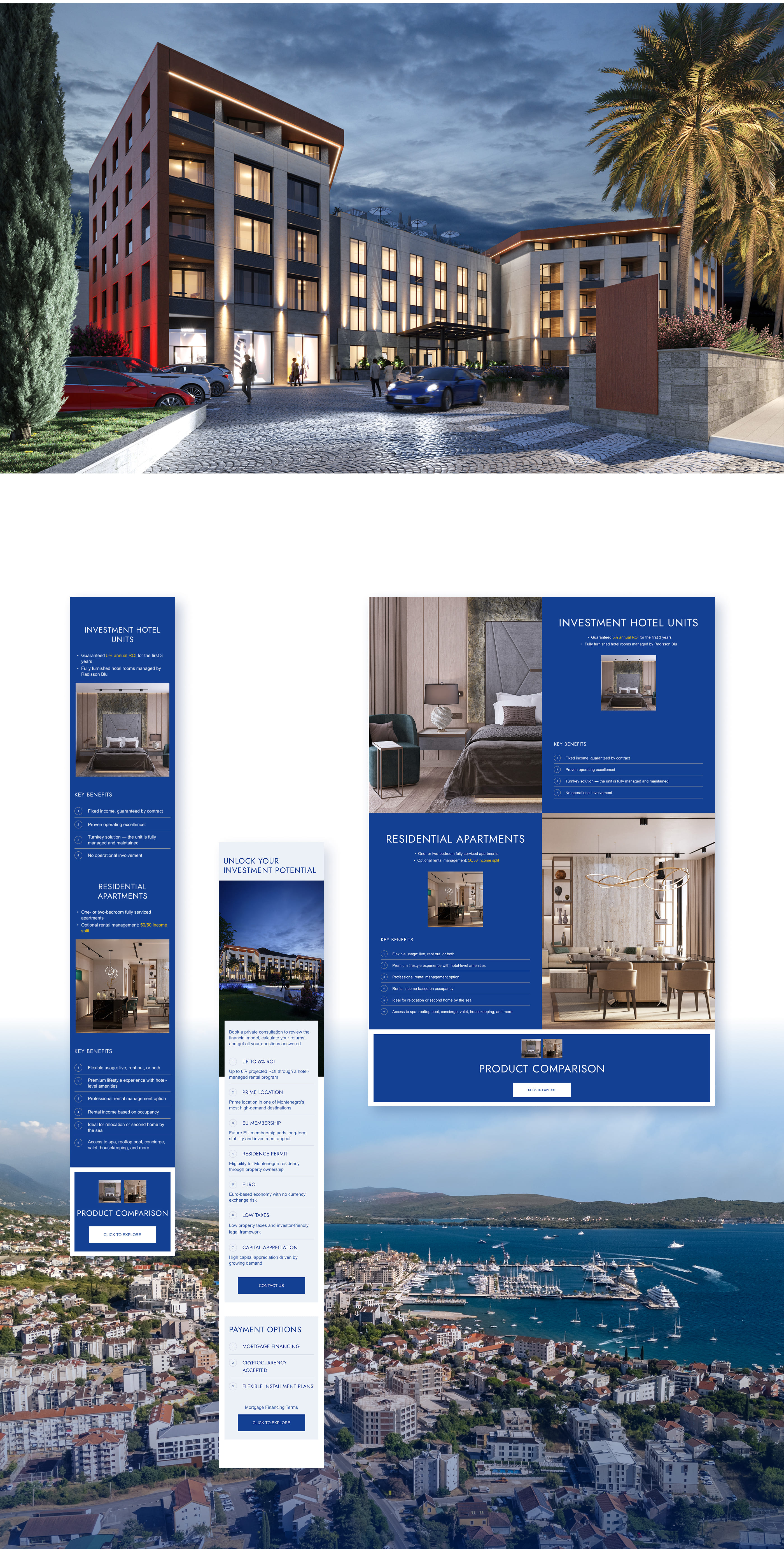 Премиальный комплекс отеля и резиденций — Изображение №4 — Интерфейсы на Dprofile