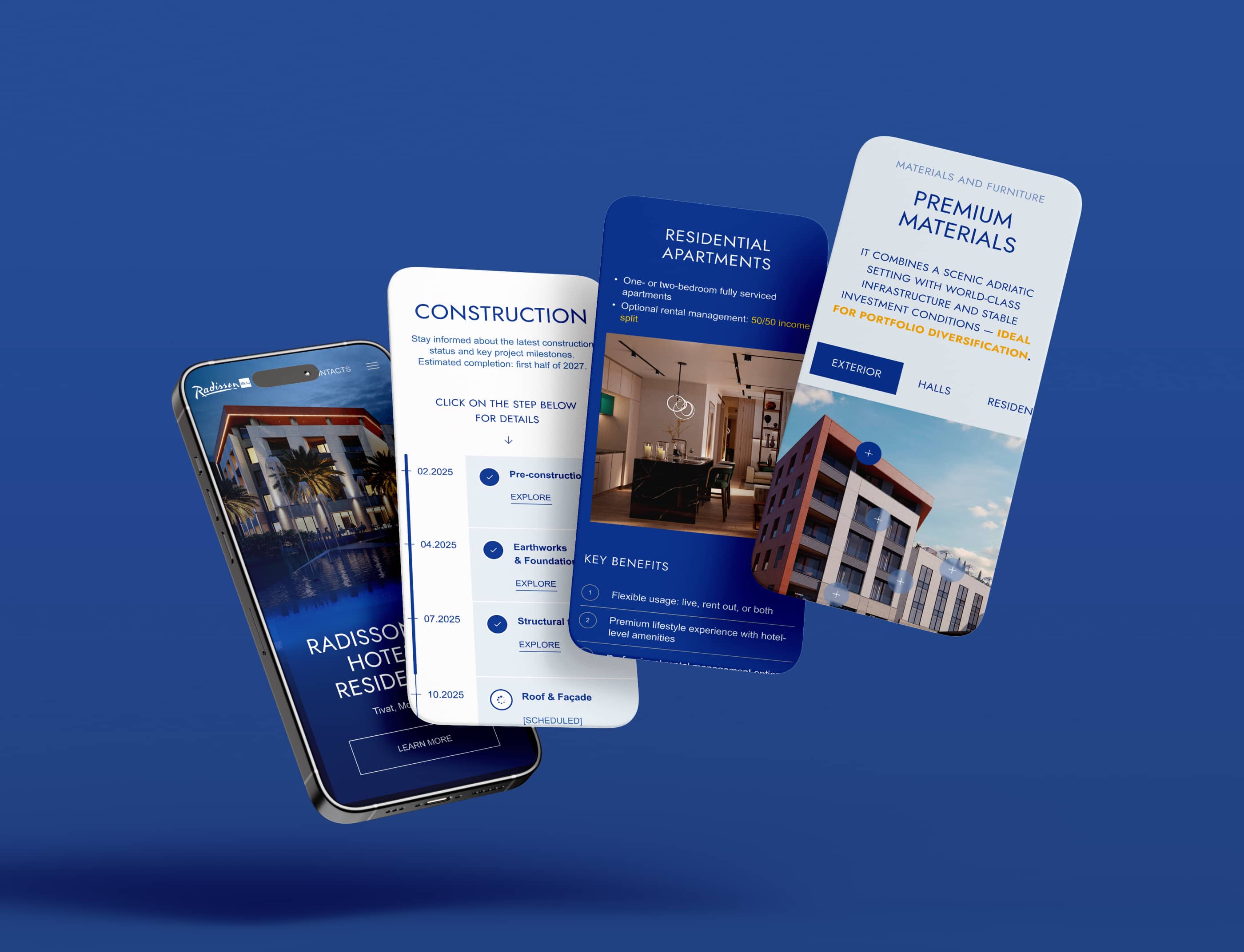 Премиальный комплекс отеля и резиденций — Изображение №5 — Интерфейсы на Dprofile