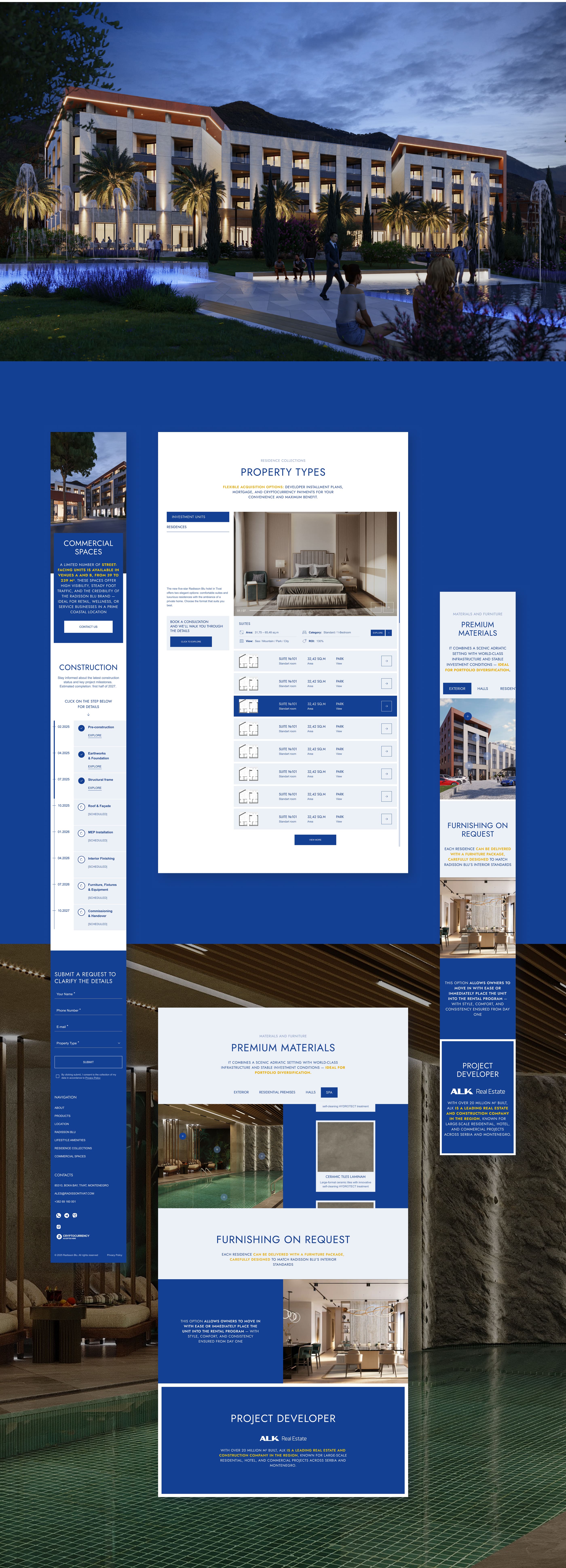 Премиальный комплекс отеля и резиденций — Изображение №10 — Интерфейсы на Dprofile