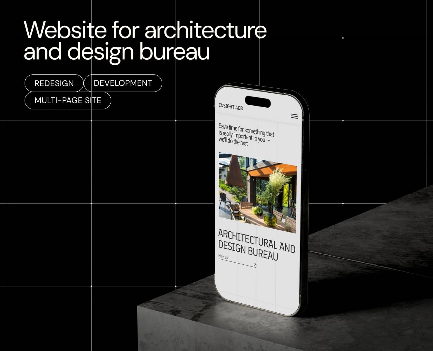Многостраничный сайт для архитектурного бюро — Интерфейсы, Анимация на Dprofile