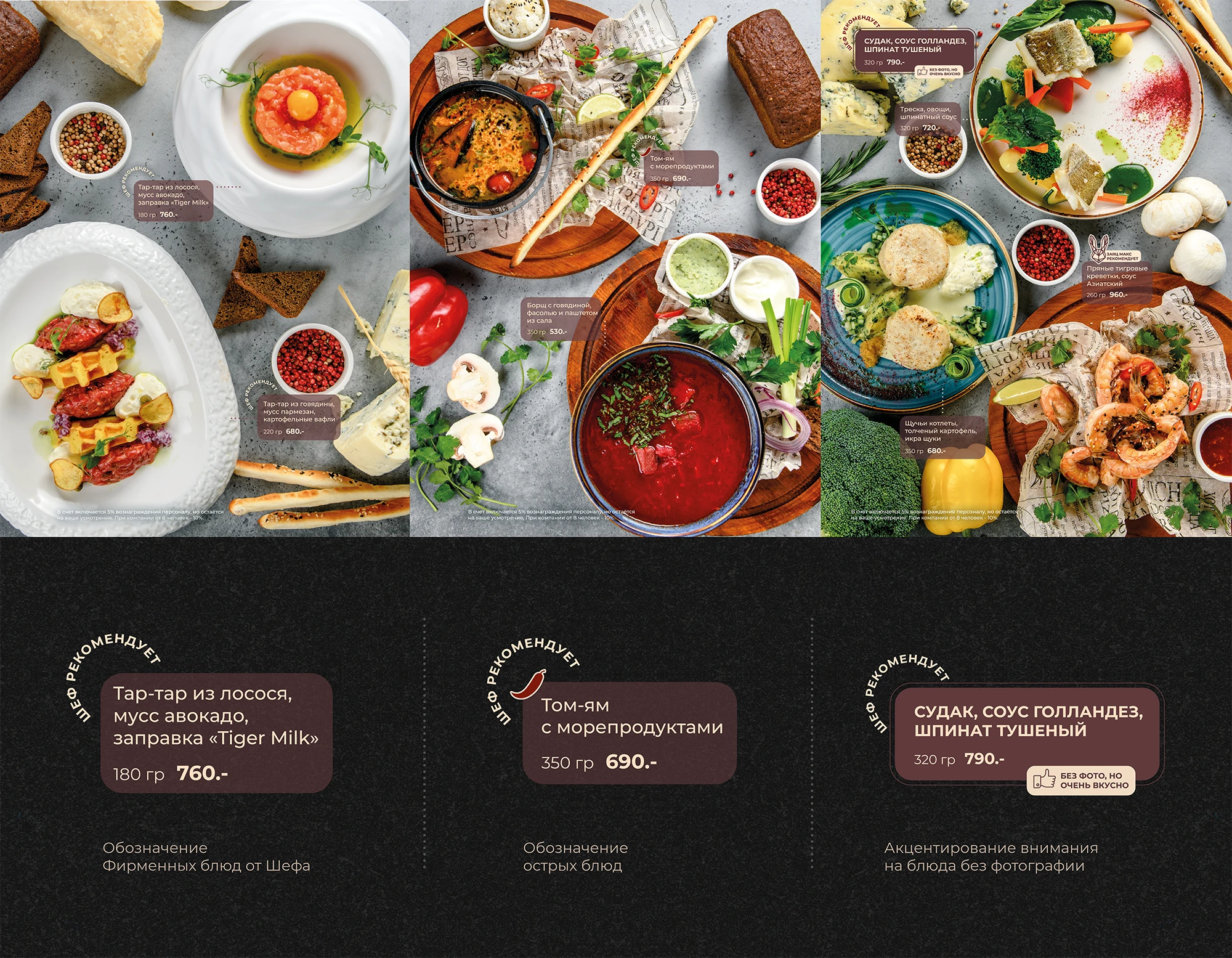 Меню для семейного ресторана — Изображение №4 — Брендинг, Графика на Dprofile
