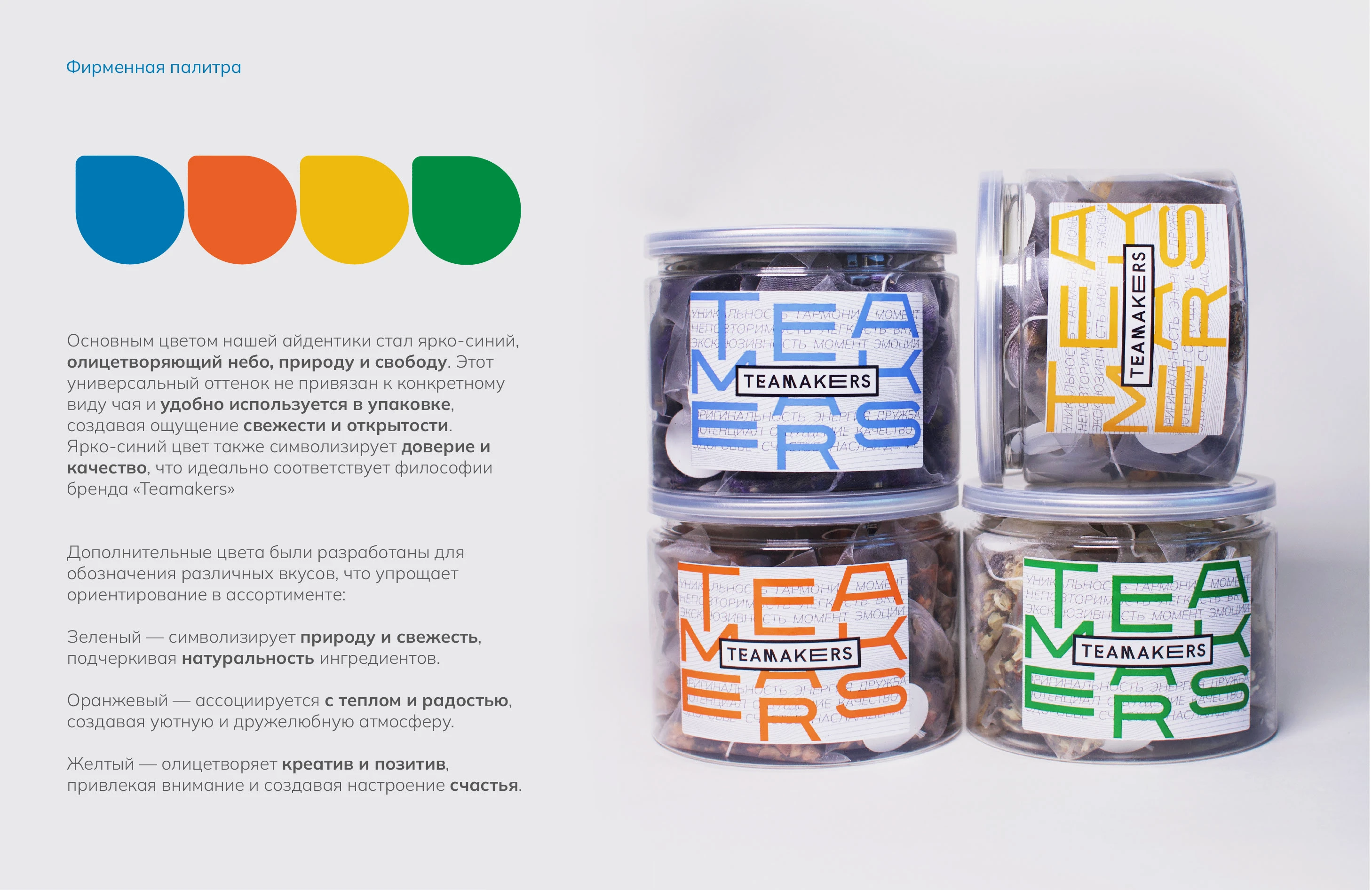 Айдентика для чайного проекта "Teamakers" — Изображение №5 — Брендинг на Dprofile