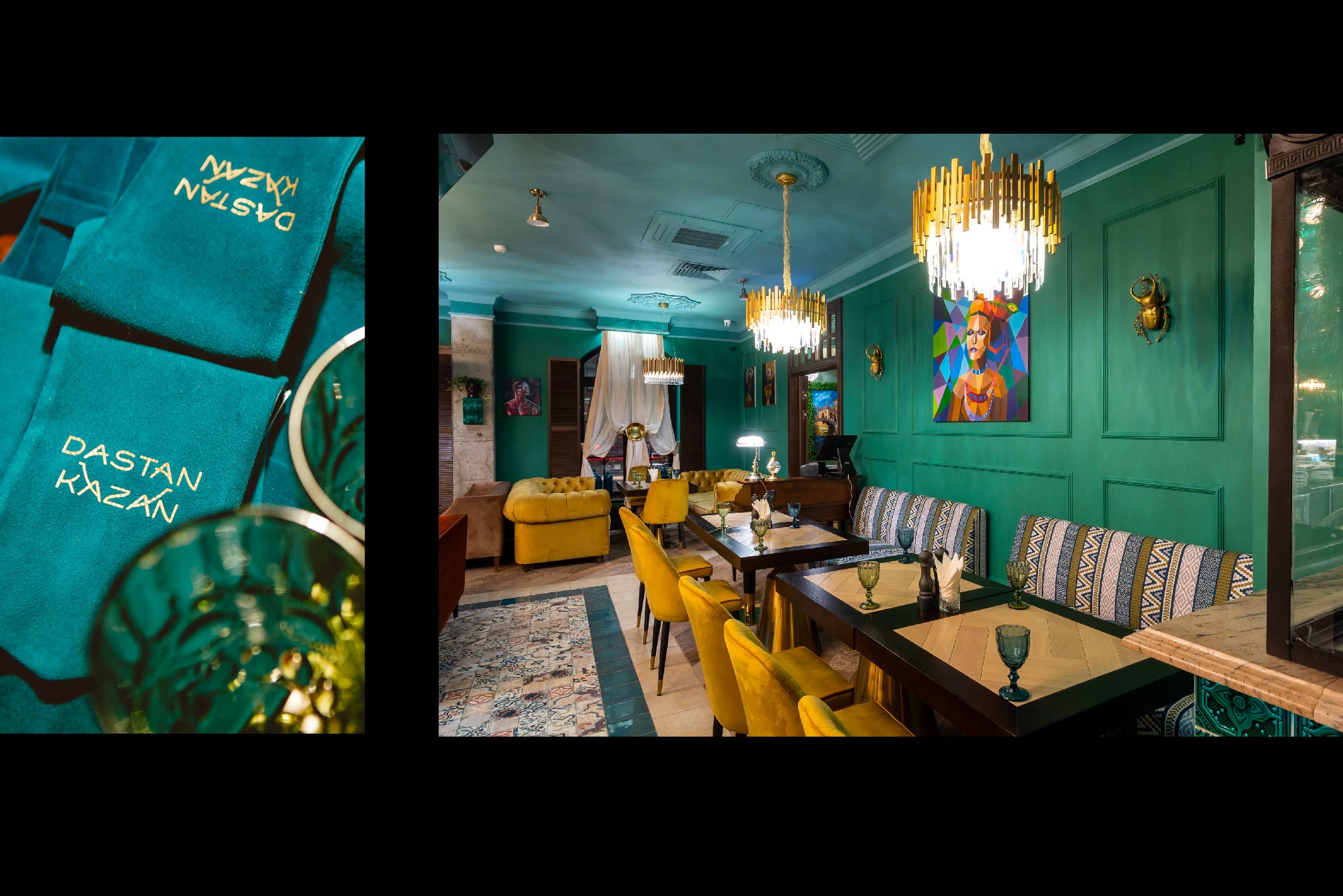 Айдентика для ресторана "DASTAN KAZAN" — Изображение №2 — Брендинг на Dprofile