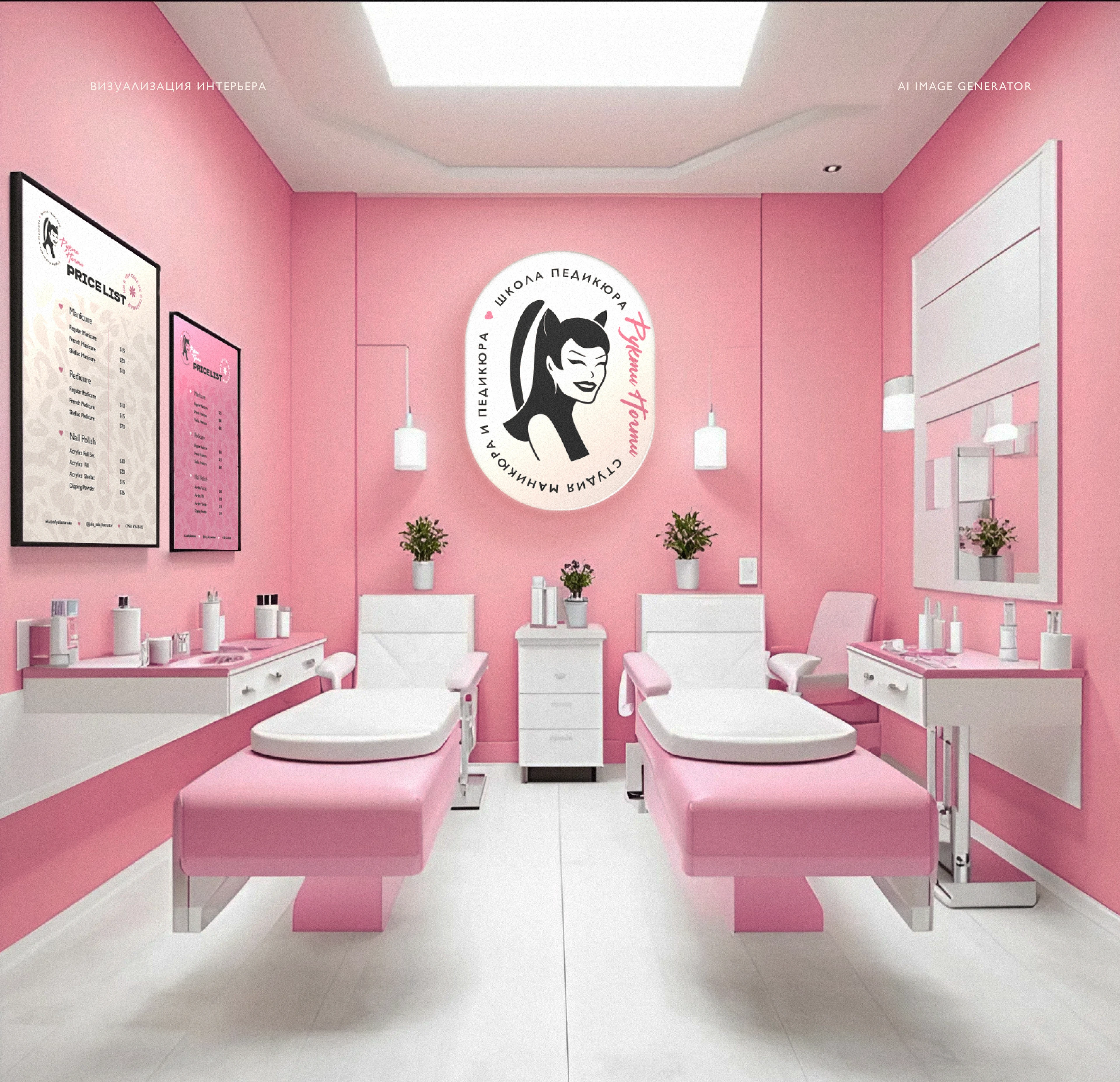 Айдентика/Фирменный стиль студии маникюра и педикюра — Изображение №13 — Брендинг на Dprofile