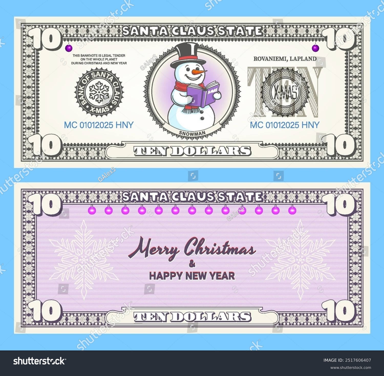 Векторные Рождественские деньги. Набор — Изображение №4 — Иллюстрация на Dprofile