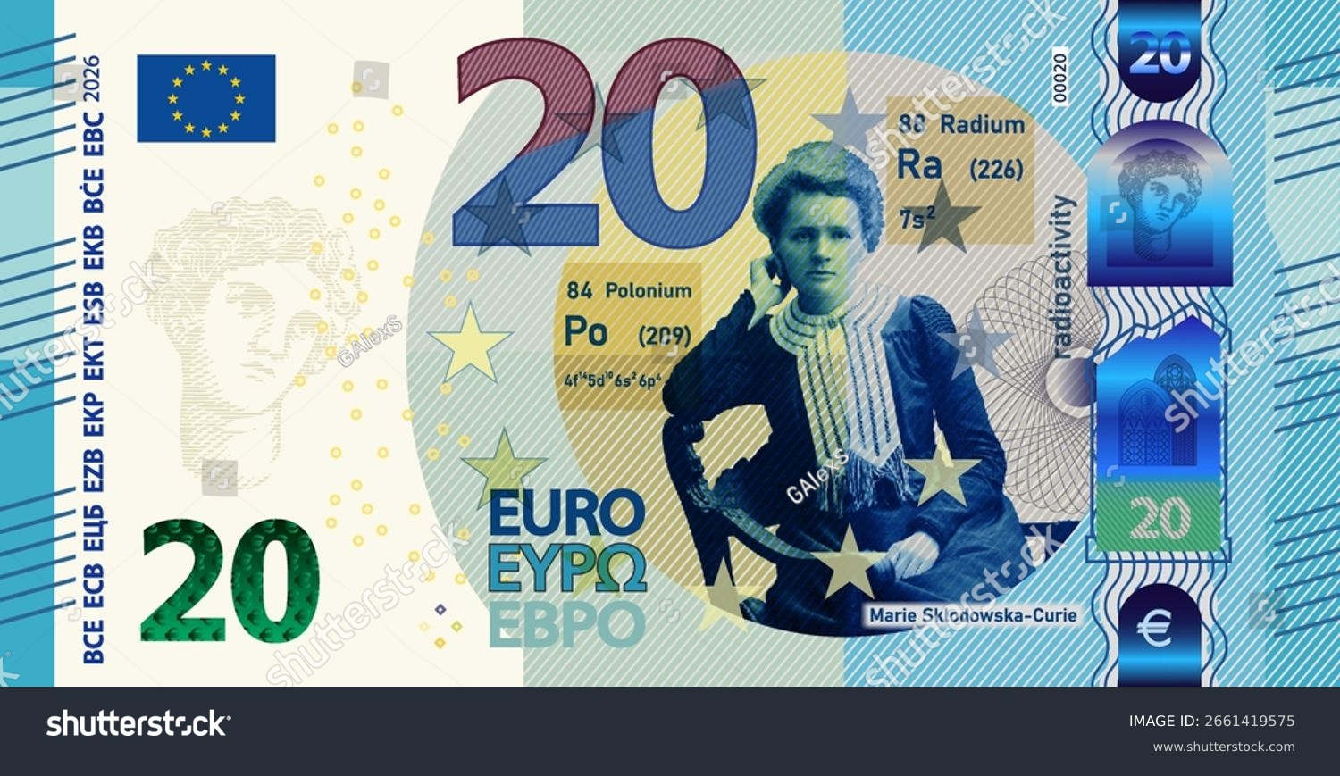 Векторный набор новых евробанкнот Европы — Изображение №3 — Иллюстрация на Dprofile