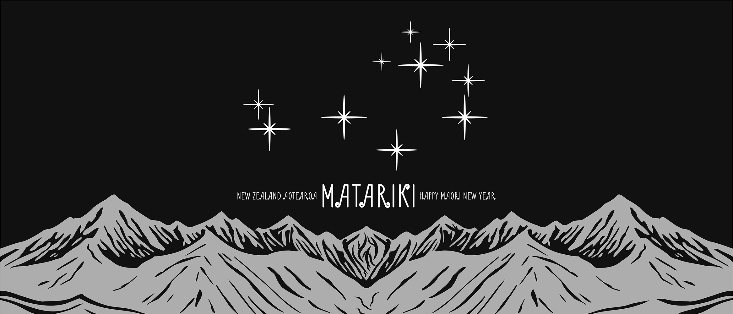 Новозеландский Новый год - Матарики (вектор) — Изображение №2 — Иллюстрация на Dprofile
