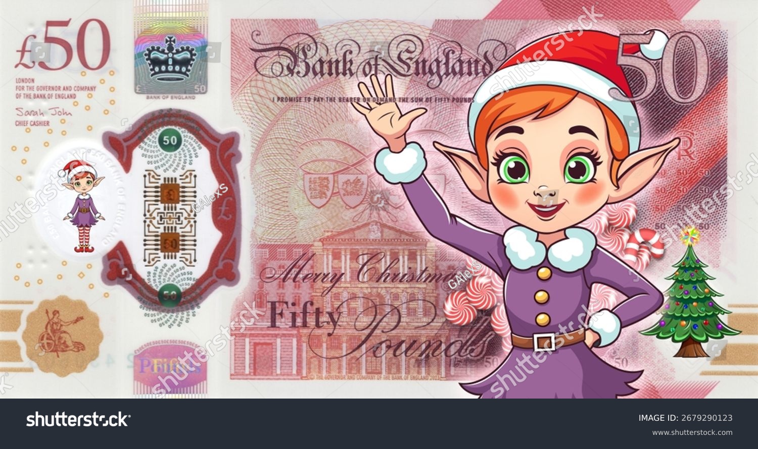 Новогодние и Рождественские банкноты.ньги — Изображение №5 — Иллюстрация на Dprofile