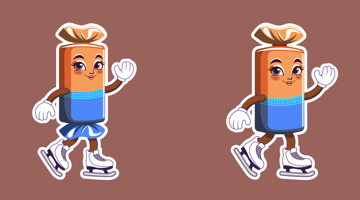 Векторный набор милых мультяшных конфеток. стикеры — Изображение №2 — Иллюстрация на Dprofile