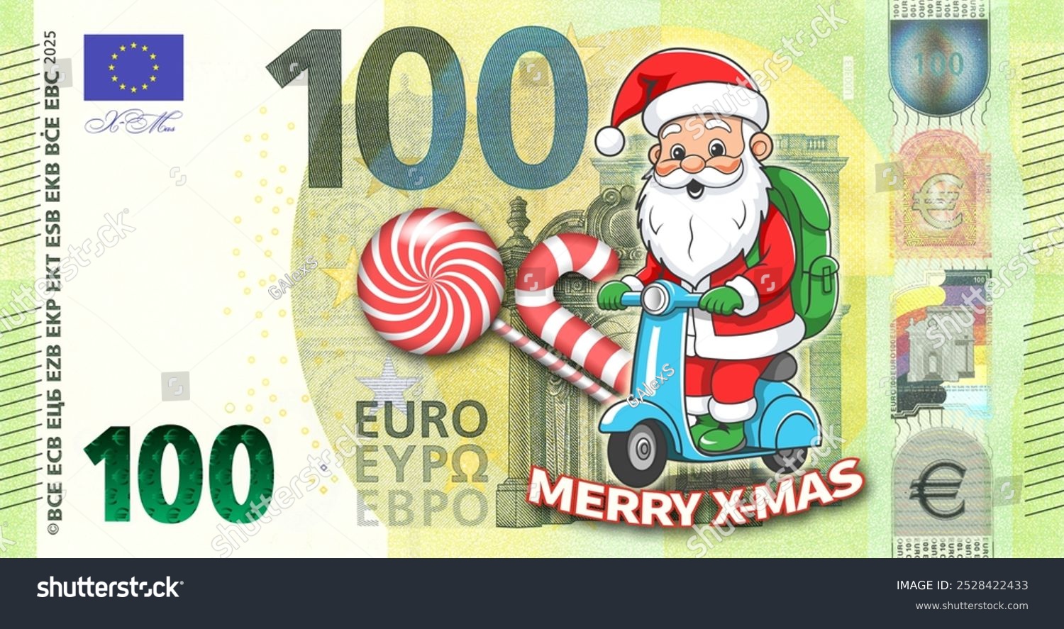 Новогодние и Рождественские банкноты.ньги — Изображение №7 — Иллюстрация на Dprofile