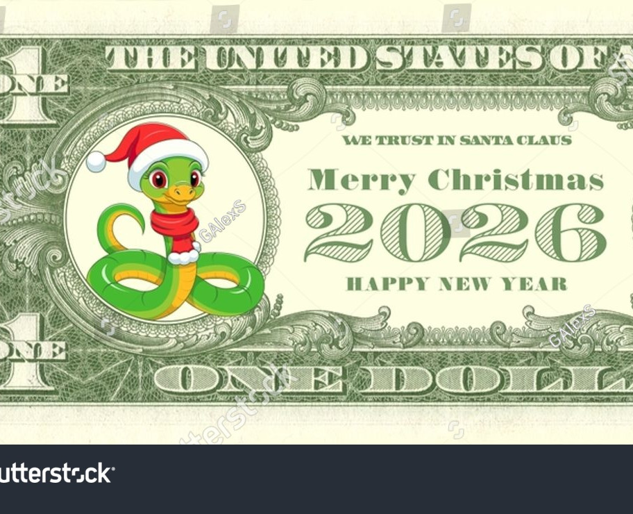 Новогодние и Рождественские банкноты.ньги — Иллюстрация на Dprofile