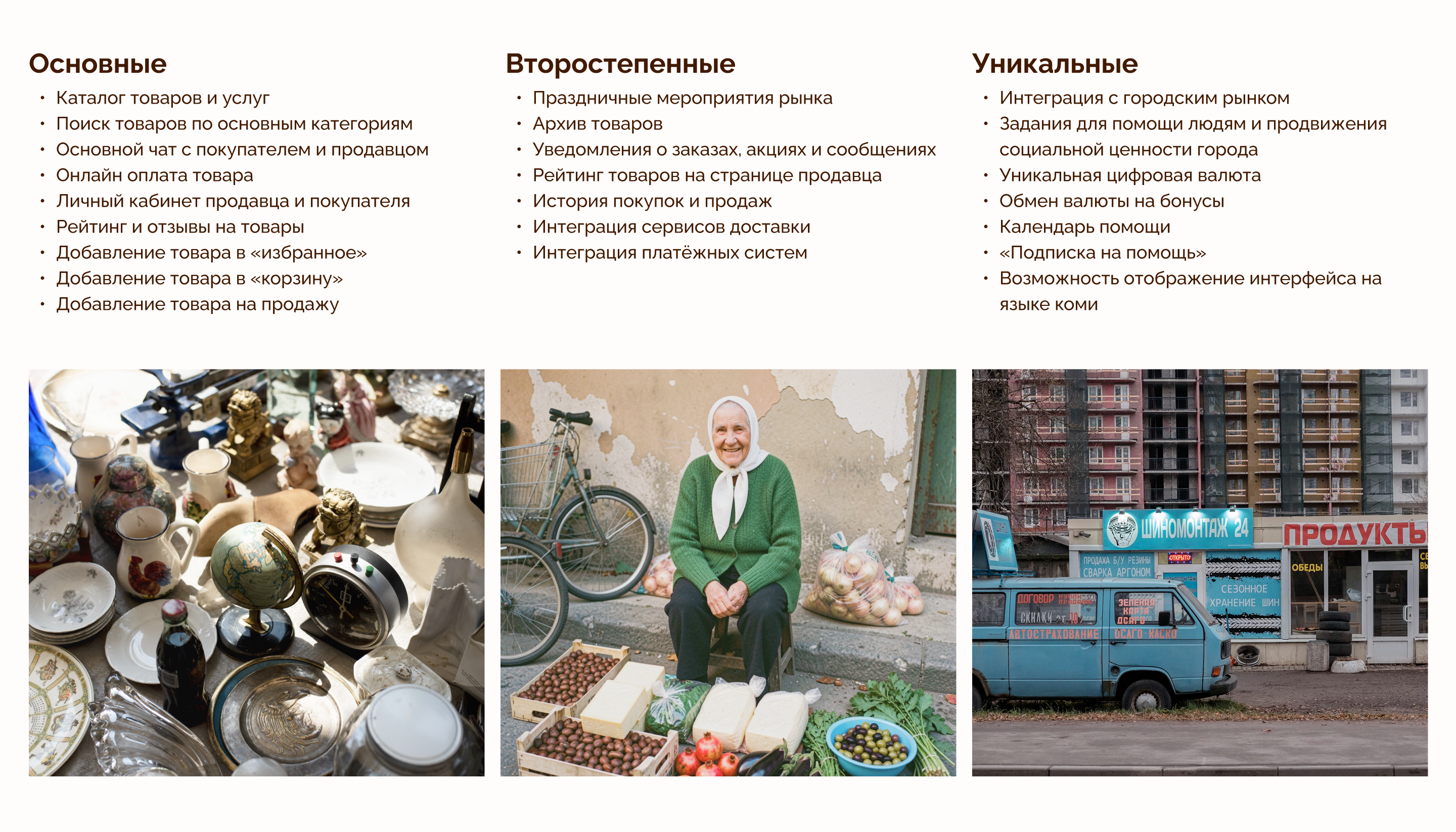 Базар — онлайн-платформа городского рынка Сыктывкара — Изображение №11 — Интерфейсы на Dprofile