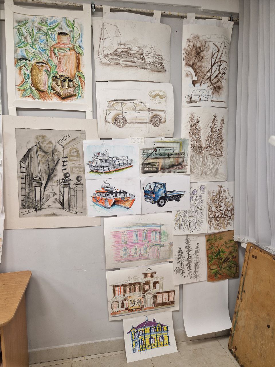 Пленэрная практика 2025 — Изображение №1 — Иллюстрация, Графика на Dprofile