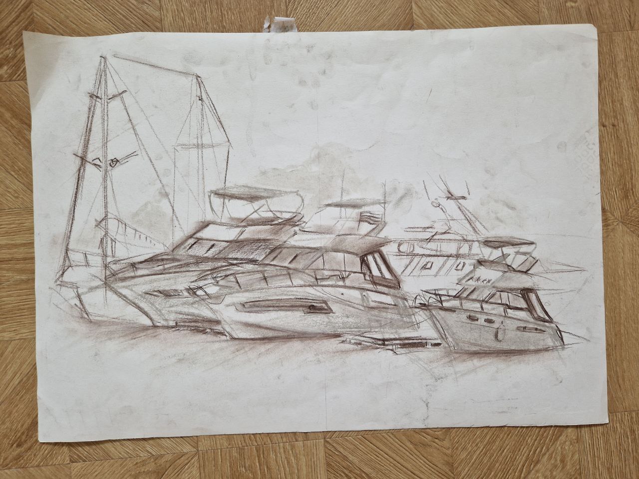 Пленэрная практика 2025 — Изображение №4 — Иллюстрация, Графика на Dprofile