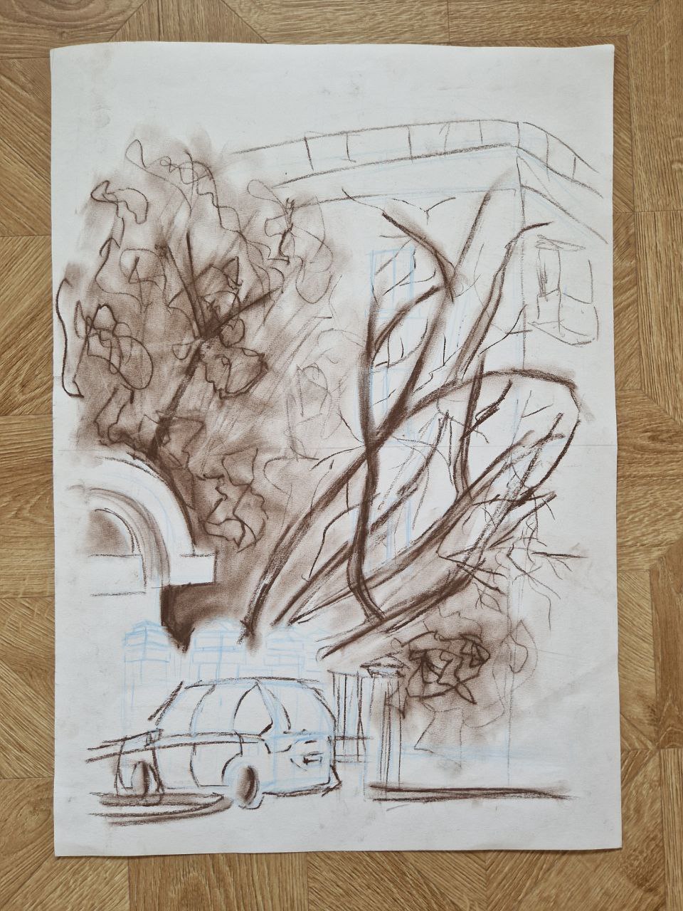 Пленэрная практика 2025 — Изображение №13 — Иллюстрация, Графика на Dprofile